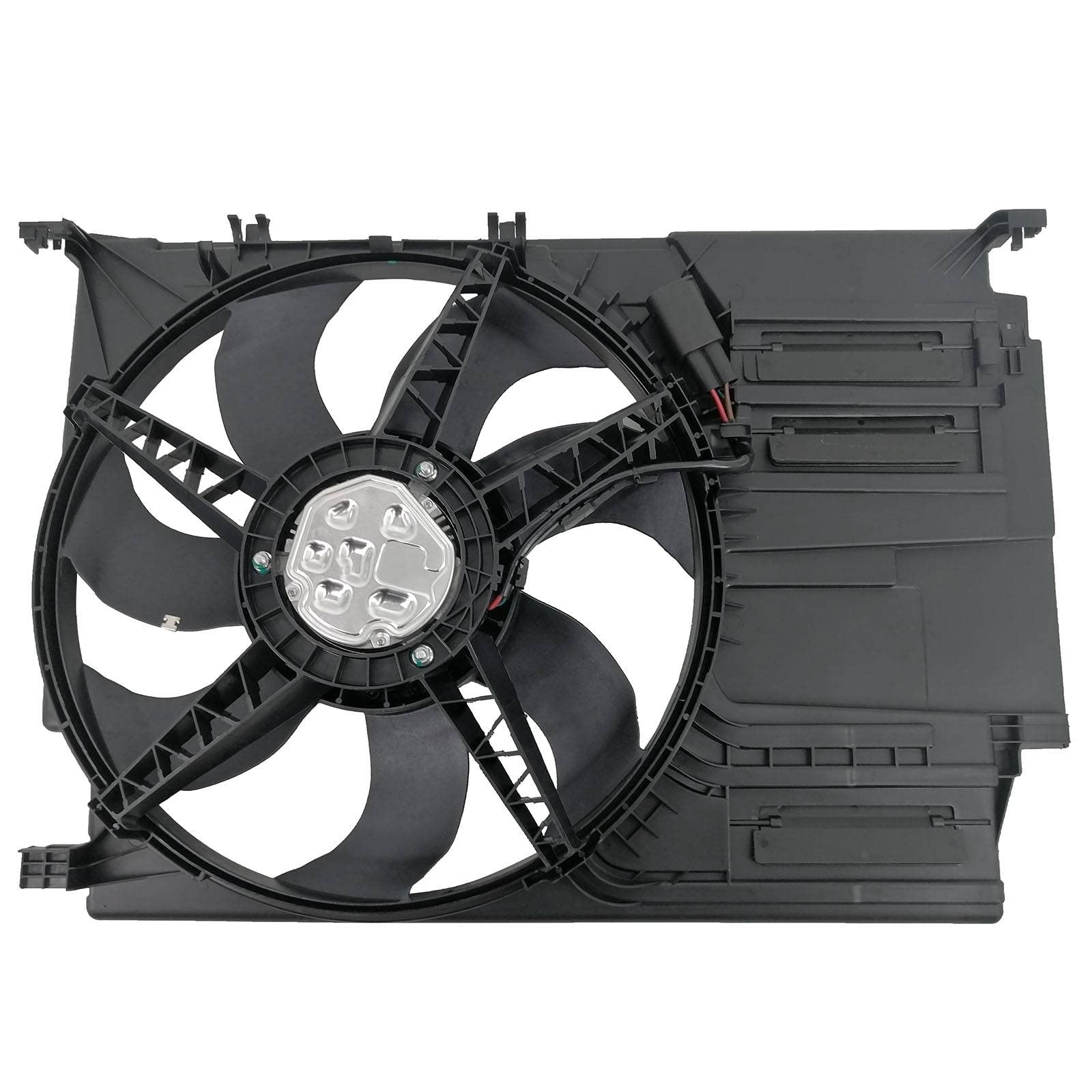Topaz 400W High Performance Engine Cooling Fan Assembly - Compatible with Mini Cooper 2014-2019 Models (Part# 17427617609) - Perfect for Overheating Prevention & Engine Temperature Regulation in Hot Climates or Heavy Traffic Conditions