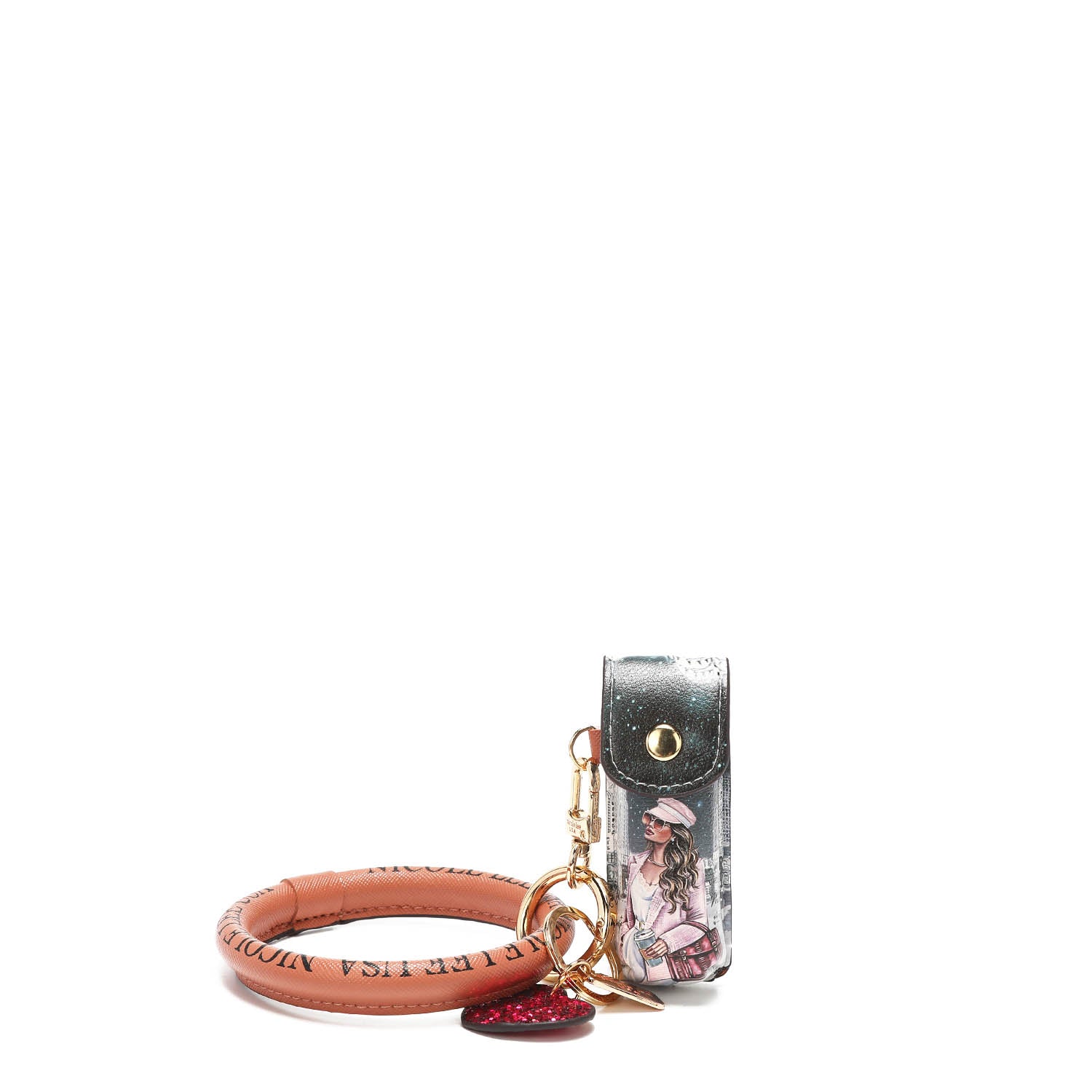 Stylish Lipstick Case Wristlet Keychain - Portable Cosmetic Holder for Women | Perfect for Travel, Parties & Everyday Use