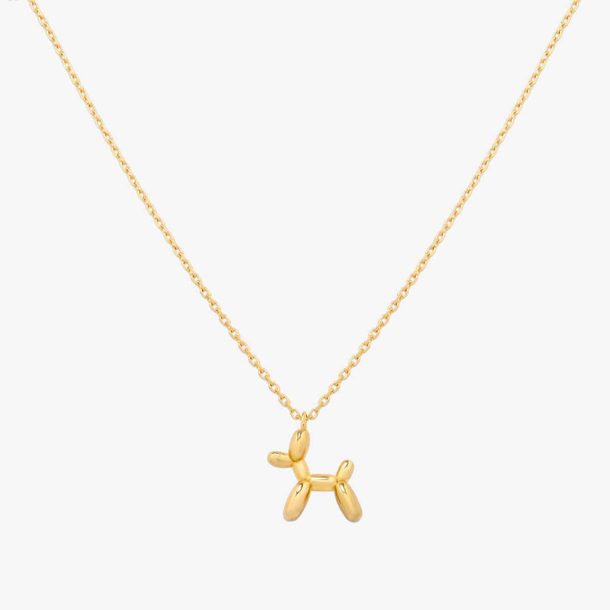 Stylish Balloon Dog Pendant Necklace - Trendy Animal Jewelry for Women & Girls - Perfect for Parties, Gifts & Everyday Wear