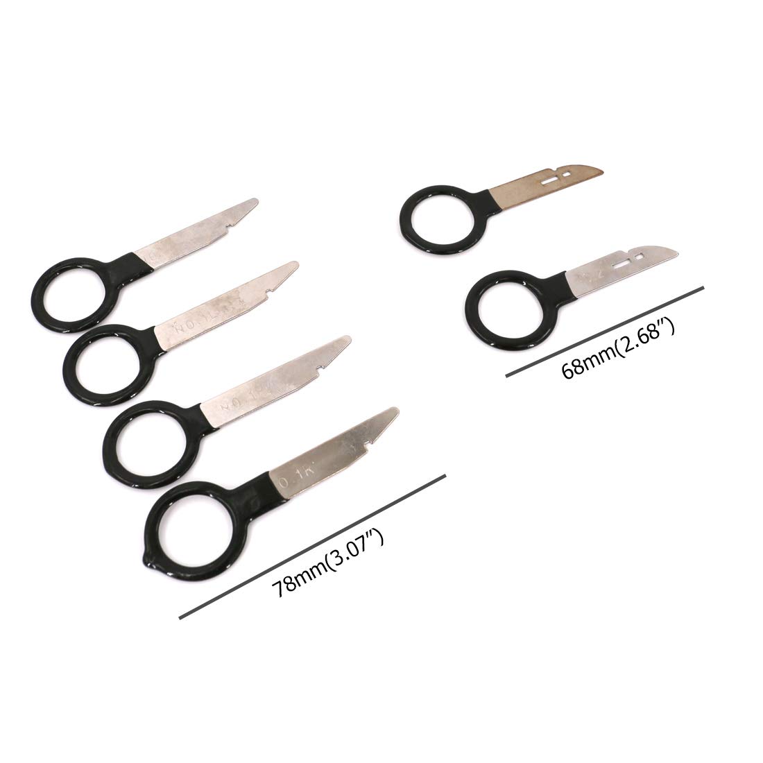 UTSAUTO 20-Piece Car Radio Removal Tool Kit - Universal Stereo CD Player Removal Keys for Ford, GM, Toyota & More - Perfect for DIY Car Audio Installation & Repair