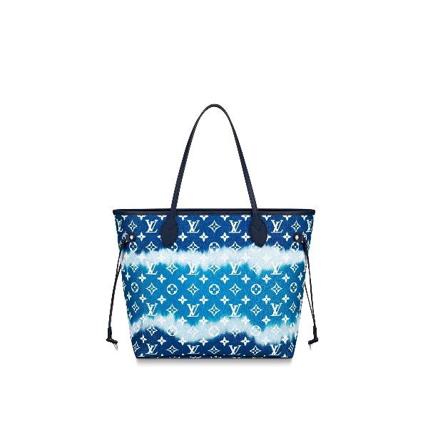 Louis Vuitton Escale Neverfull MM Blue Tote Bag - Stylish & Spacious for Work, Travel & Shopping