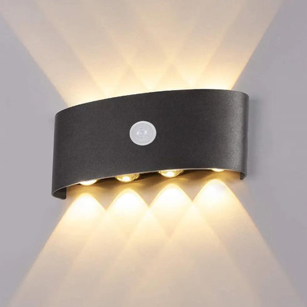 Motion Sensor LED Outdoor Wall Lights - Waterproof Up and Down Lighting for Porch, Garden, Pathway | Energy-Efficient Security Light for Home & Commercial Use