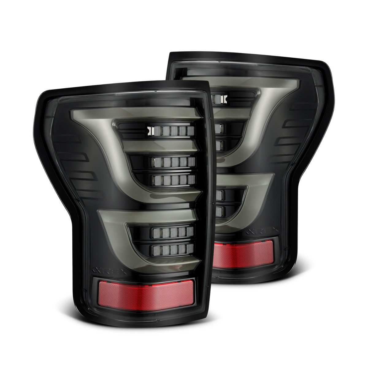 07-13 Toyota Tundra LUXX Series LED Tail Lights - Alpha Black Smoke Style - Enhanced Visibility & Modern Look - Perfect for Night Driving & Custom Truck Upgrades