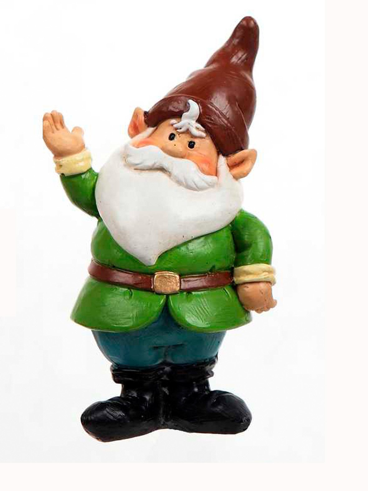 Ganz Garden Gnome Figurine - Whimsical Outdoor Decor for Lawn, Patio & Fairy Gardens - Perfect Gift for Garden Lovers