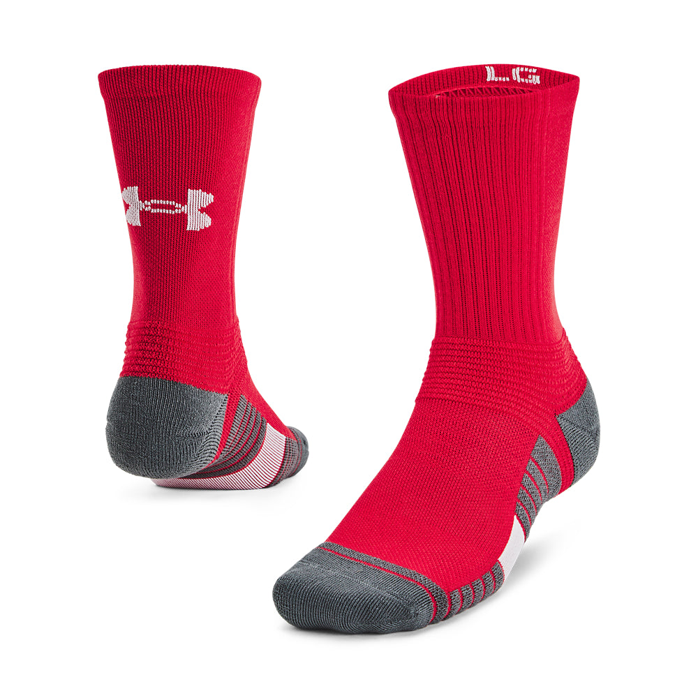 Men's & Women's Under Armour Team Crew Socks - Moisture-Wicking Athletic Socks for Running, Basketball & Workouts