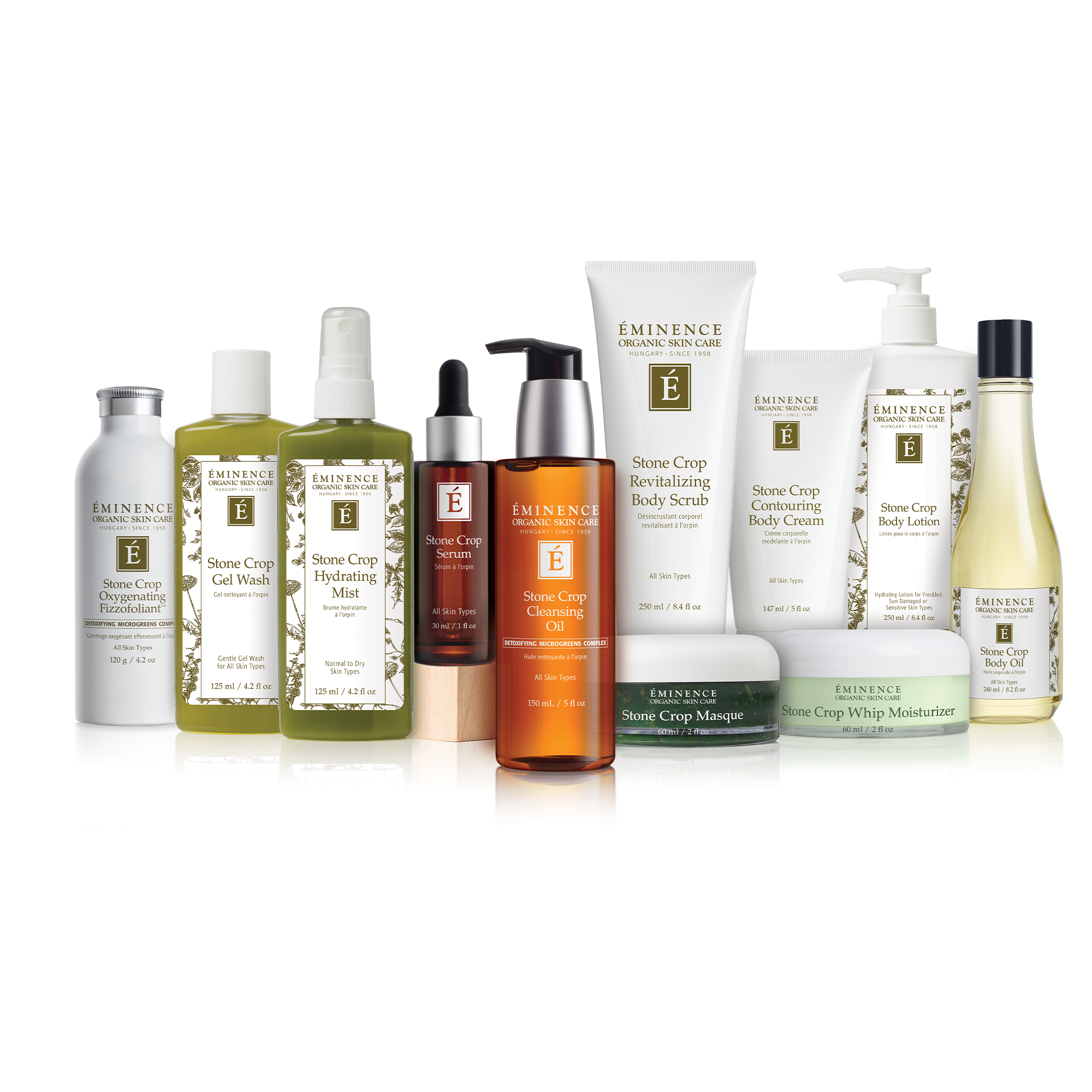 Eminence Organics Stone Crop Gel Wash - Hydrating & Soothing Facial Cleanser for Dry & Sensitive Skin | Vegan & Cruelty-Free Skincare | Perfect for Daily Use & Post-Workout Refresh