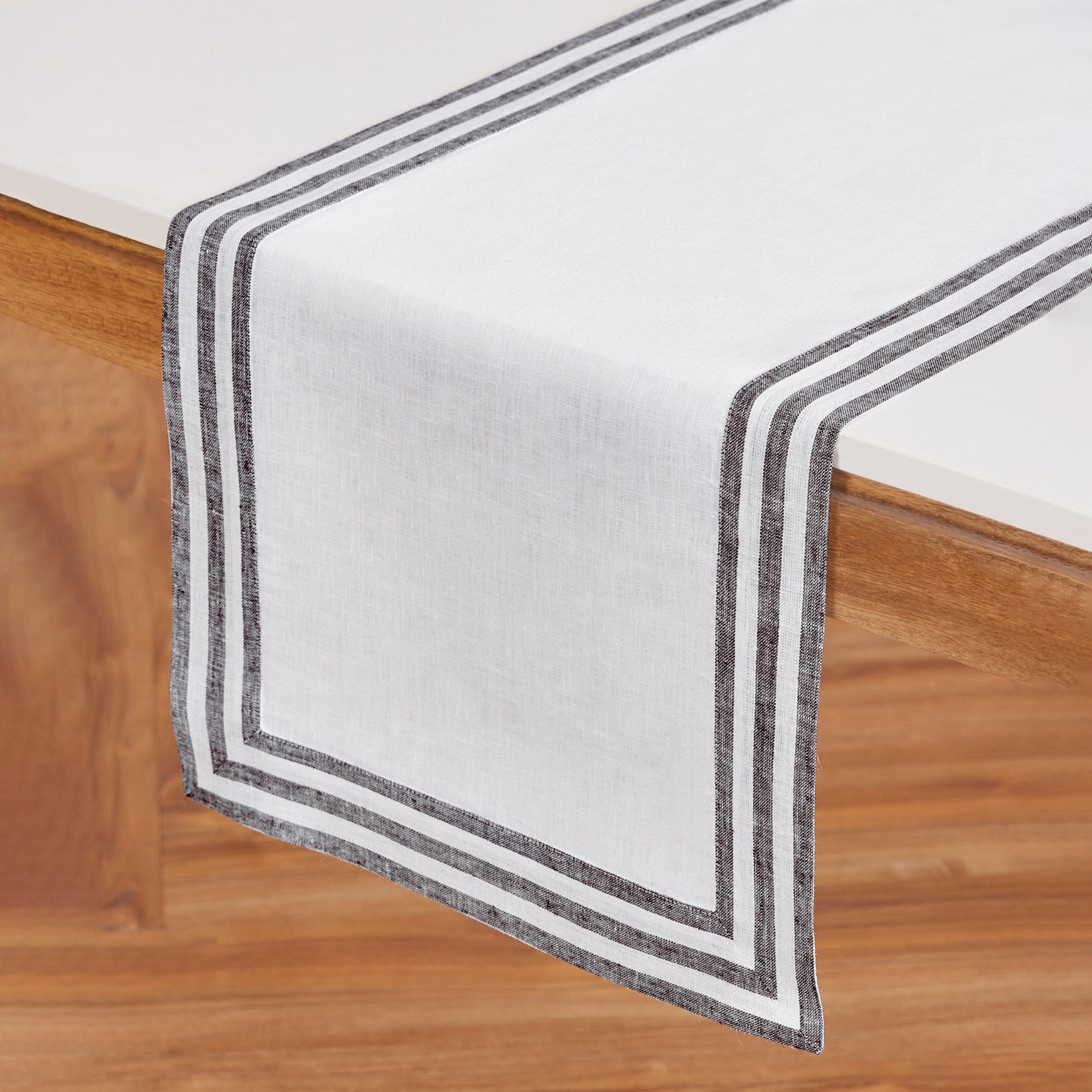 Elegant Mila Table Runner - Premium Linen Dining Decor for Weddings, Holidays & Everyday Use