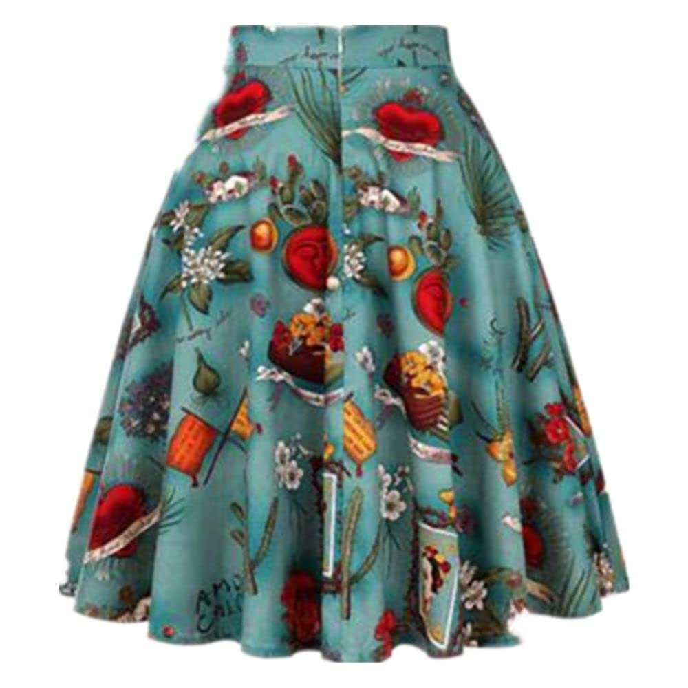 Women's High Waist Skater Tutu Skirt - Casual Swing Mini Skirt for Fall Fashion, Runway Style, Party, Dance, and Everyday Wear