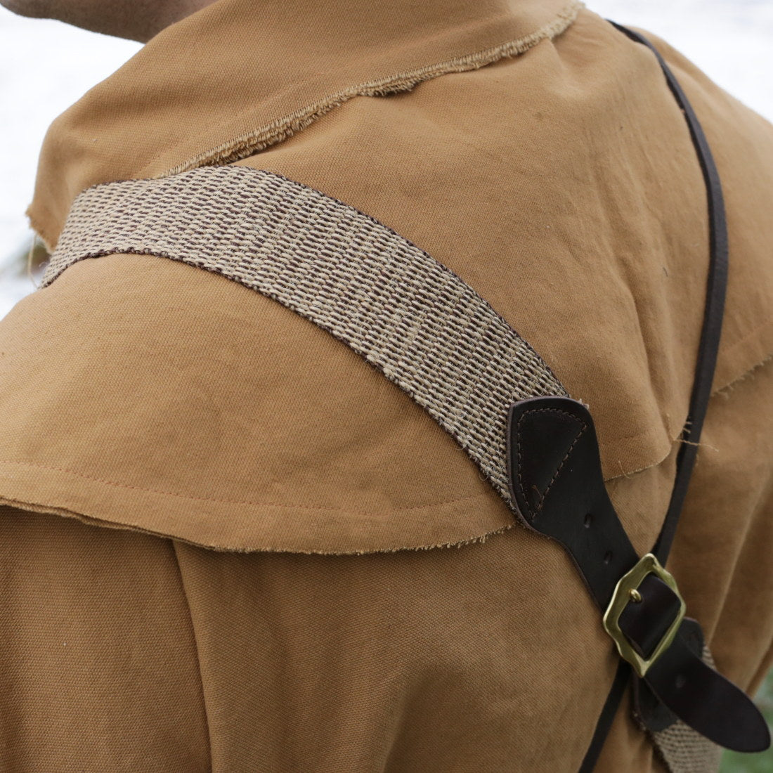 Premium Genuine Leather Hunting Pouch - Durable Ammo & Gear Carrier for Outdoor Adventures, Hunting Trips & Wilderness Survival