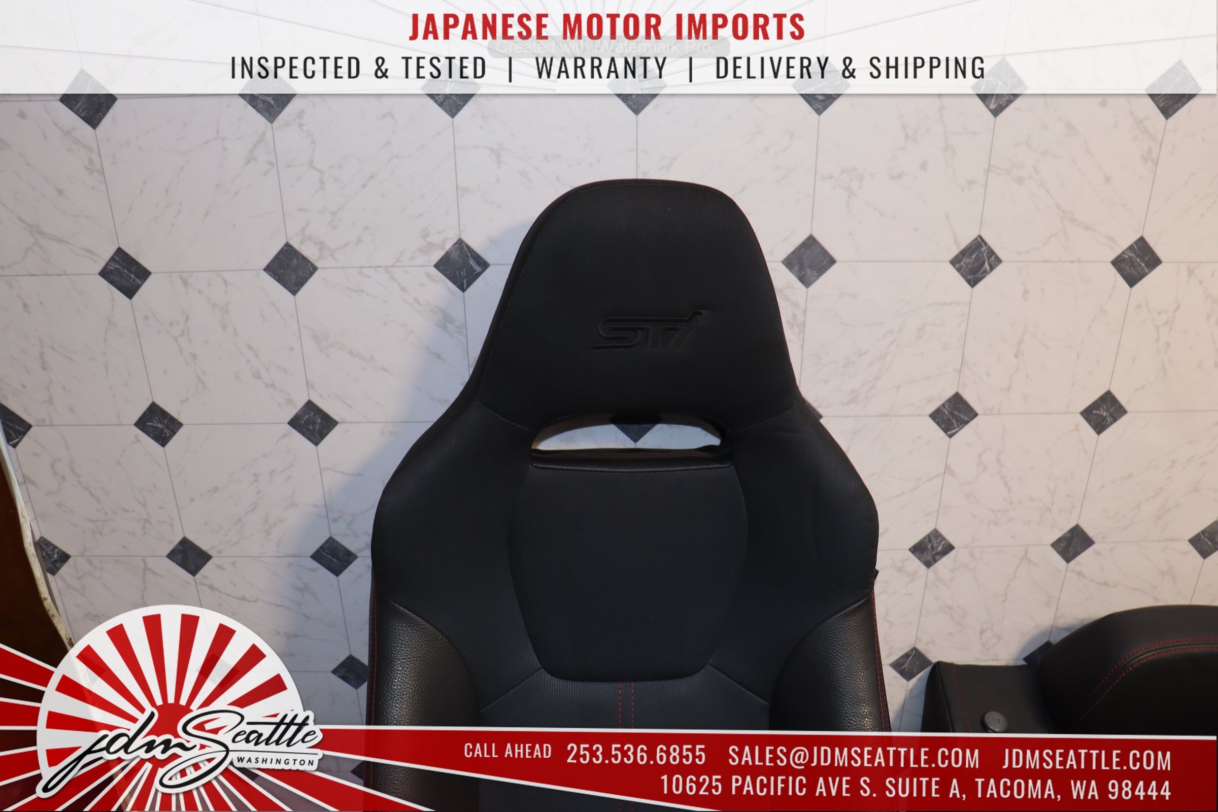 2008-2014 Subaru WRX STI OEM Version 10 Sedan Front & Rear Seat Set - JDM Genuine Parts for Performance Upgrade & Interior Restoration