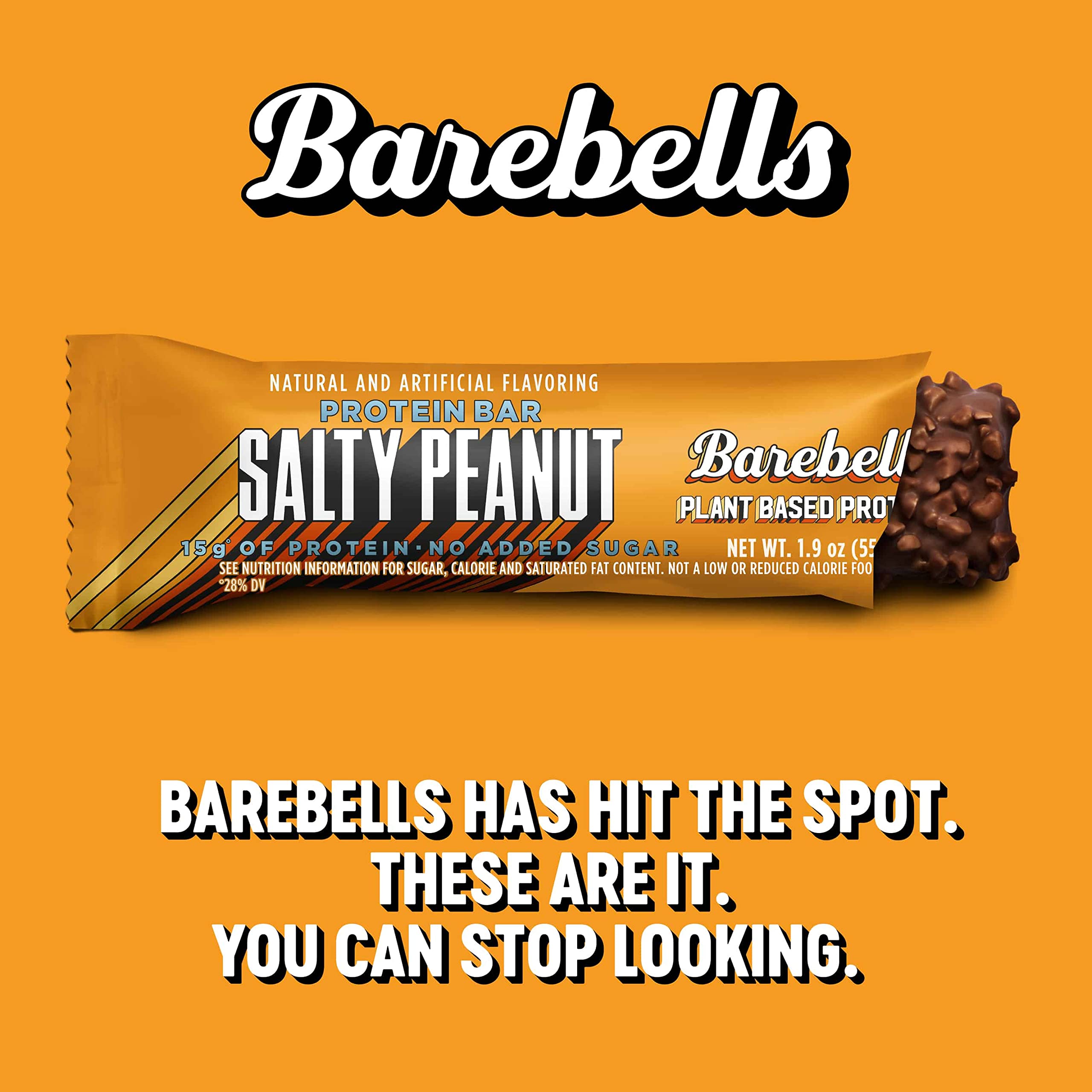 Barebells Vegan Protein Bars Salty Peanut - 12 Count (Pack of 2) | Plant-Based High Protein Snack with 15g Protein & 1g Sugar | Low Sugar Chocolate Protein Bars for Breakfast, Gym, Workout & On-The-Go Energy