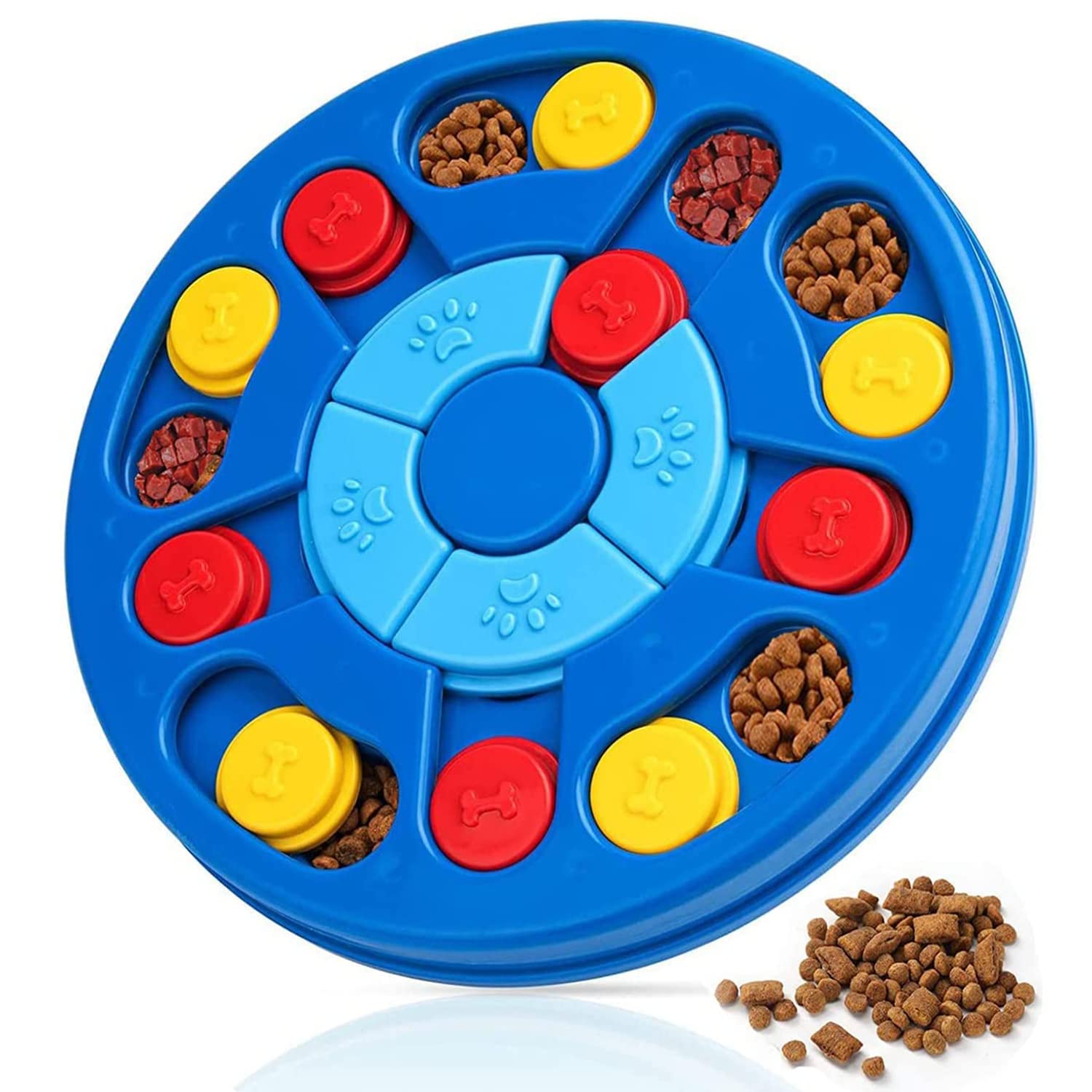 WINGPET Interactive Dog Puzzle Toys for Puppies & Adult Dogs - IQ Training & Mental Enrichment Treat Dispenser - Slow Feeder for Boredom Relief & Anxiety Reduction - Perfect for Indoor Play, Training Rewards, and Mealtime Fun