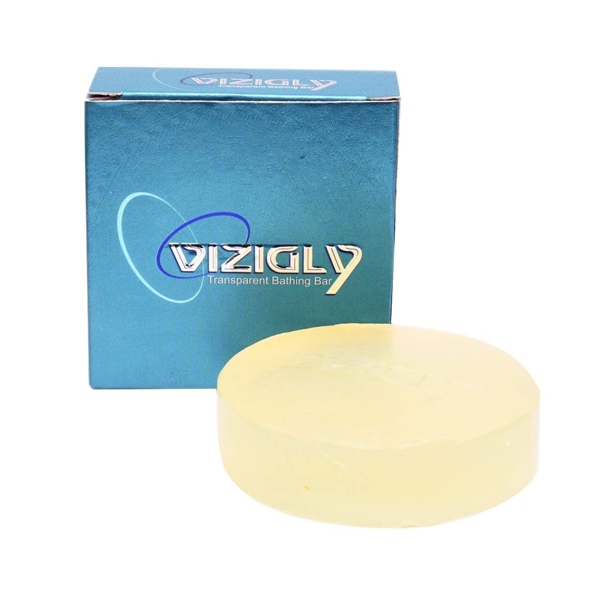 Vizigly Transparent Bathing Soap (75g) - 3 Pack | Gentle Cleansing Bar for Sensitive Skin | Perfect for Shower, Bath & Travel