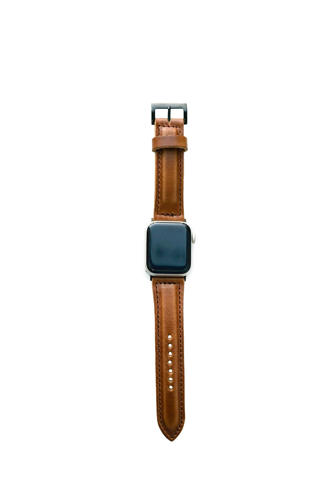 Premium Apple Watch Band - Limited Edition Hurricane Chestnut Leather Strap for Apple Watch Series 9/8/7/SE - Stylish & Durable Replacement Band for Workouts, Office & Everyday Wear