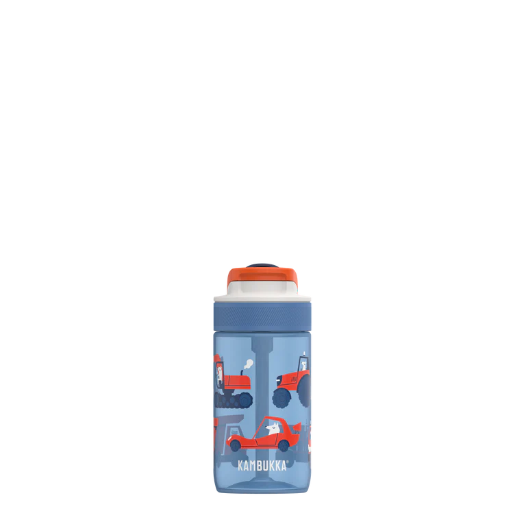 Lagoon Kids Water Bottle with Straw - 400ml Leak-Proof BPA-Free Water Bottle for Boys & Girls - Cute Animal Designs - Ideal for School, Sports & Outdoor Activities