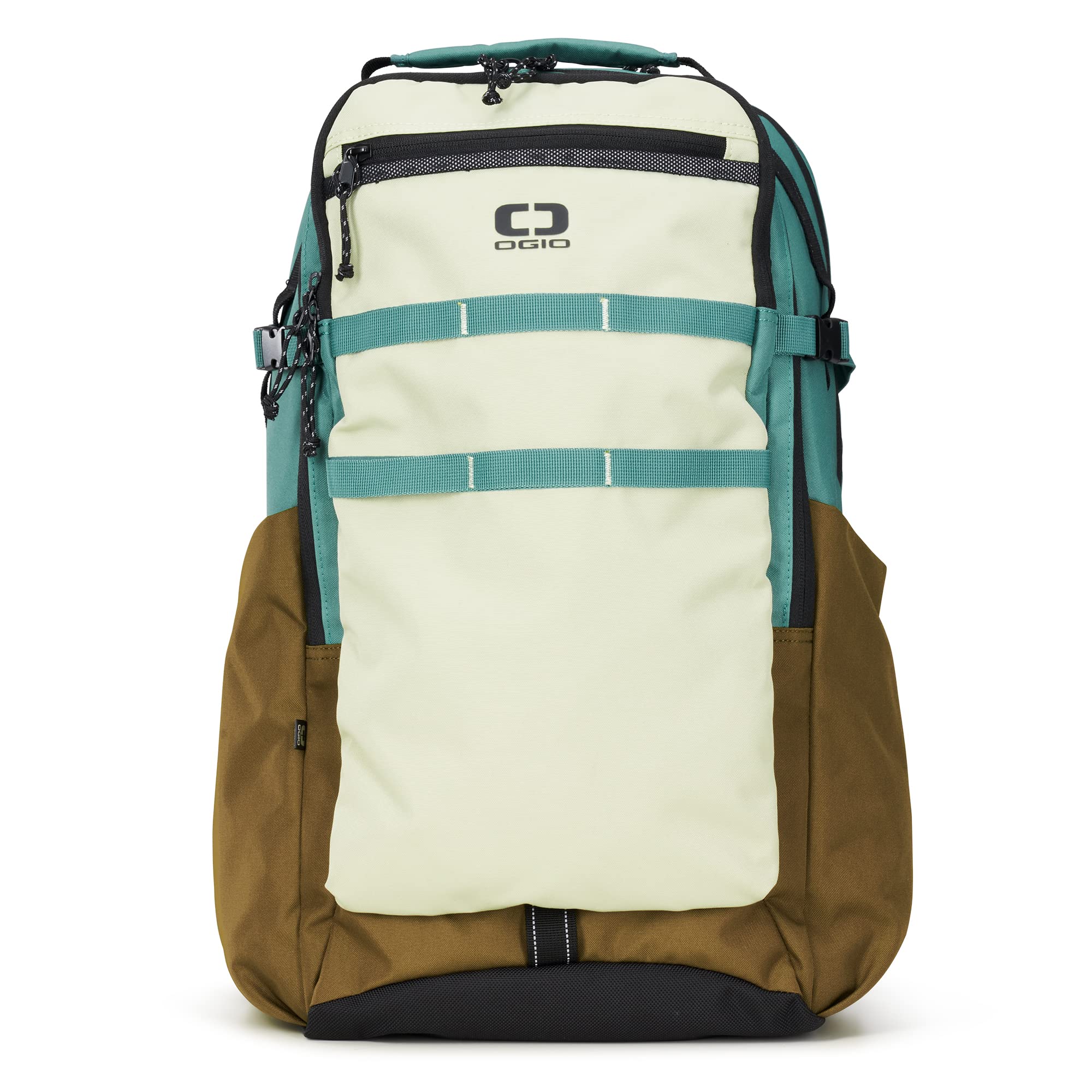 OGIO Alpha 25L Backpack - Water-Resistant Laptop Backpack for Men & Women, Durable Travel & Work Backpack with USB Charging Port - Perfect for Commuting, Business Trips & Outdoor Adventures (Sage Green)