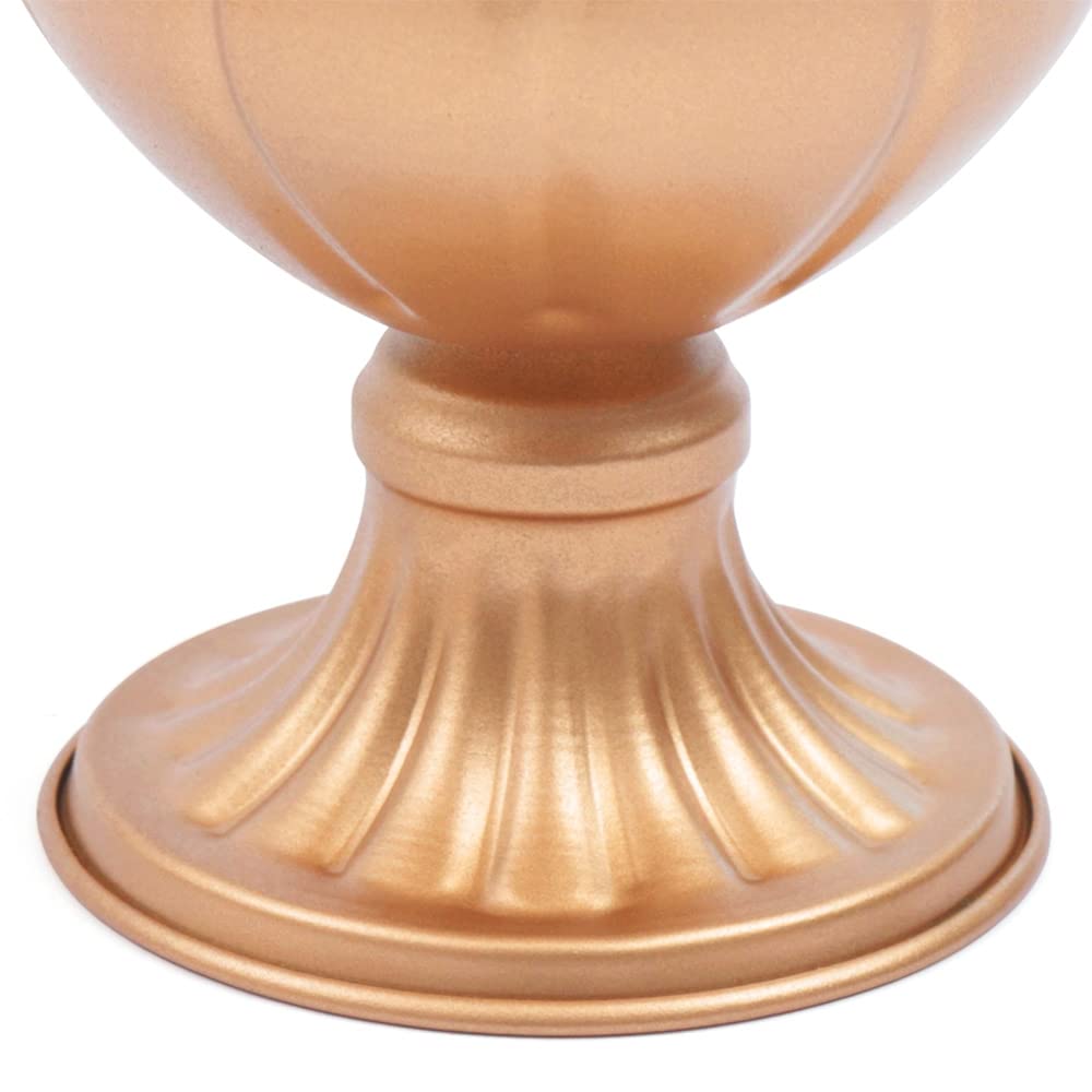10 Pack Gold Flower Vases - Elegant Wedding Table Centerpieces, Reception & Birthday Party Decor, Mini Plant Pots for Home, Office, and Event Decoration