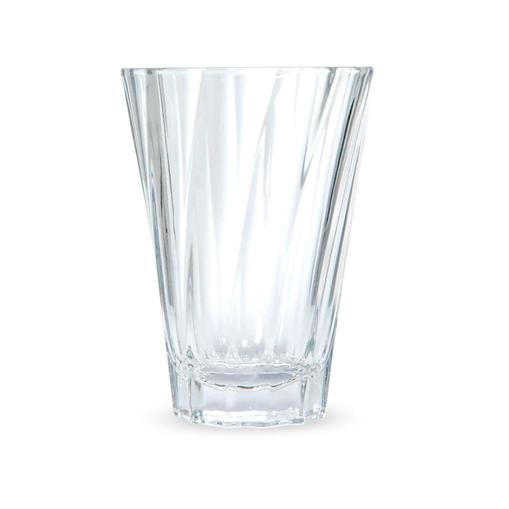 Loveramics Clear Twisted Glass - Elegant Drinking Glasses for Cocktails, Wine & Juice | Perfect for Home Bars, Restaurants & Dinner Parties