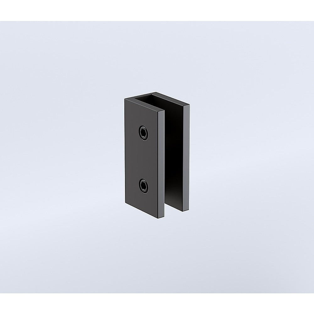 120x120cm Frameless Corner Shower Screen with Black Brackets & Stainless Steel Hinges, Square Knob Handle - Perfect for Modern Bathroom Renovation & Spa-Style Shower Experience