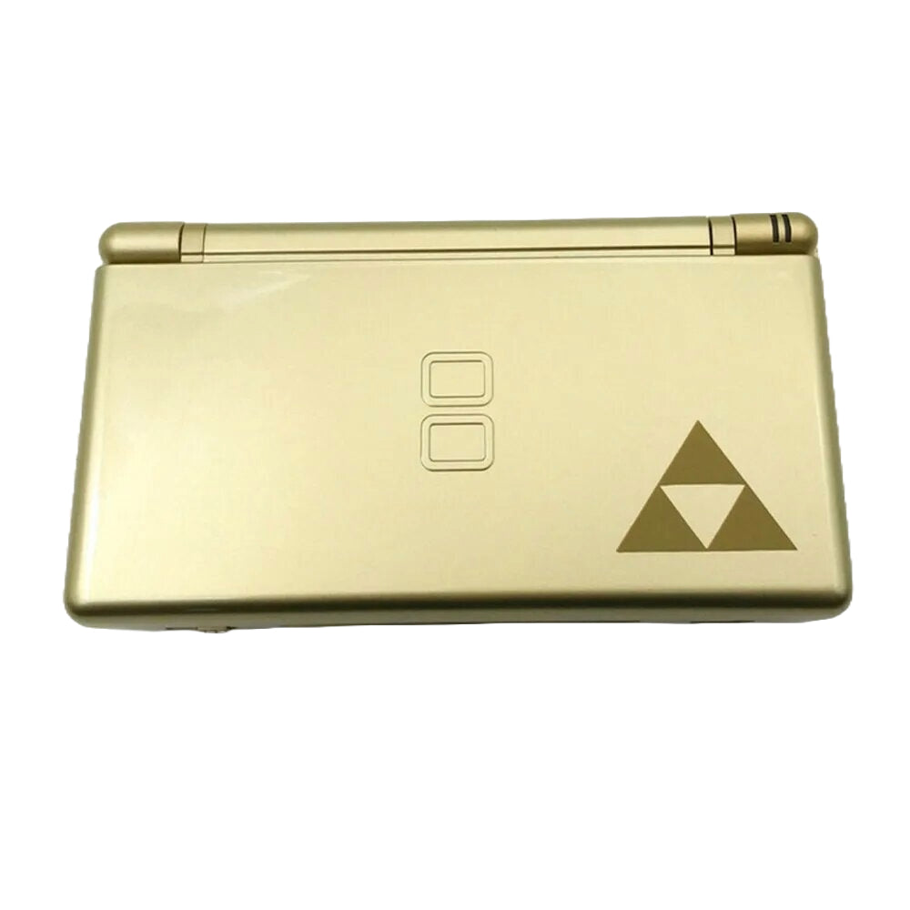 Nintendo DS Lite Legend of Zelda Gold Triforce Edition - Portable Gaming Console for Zelda Fans | Perfect for Travel, Commuting & Retro Gaming