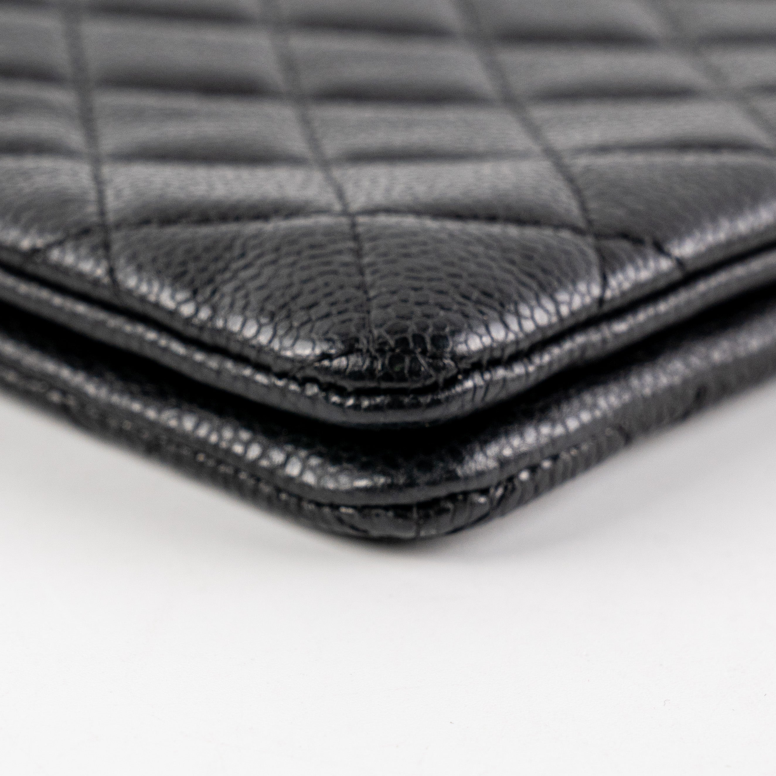 Chanel Quilted Caviar Leather Small Crossbody Clutch Bag - Black Luxury Designer Handbag for Women | Perfect for Evening Parties, Weddings & Special Occasions