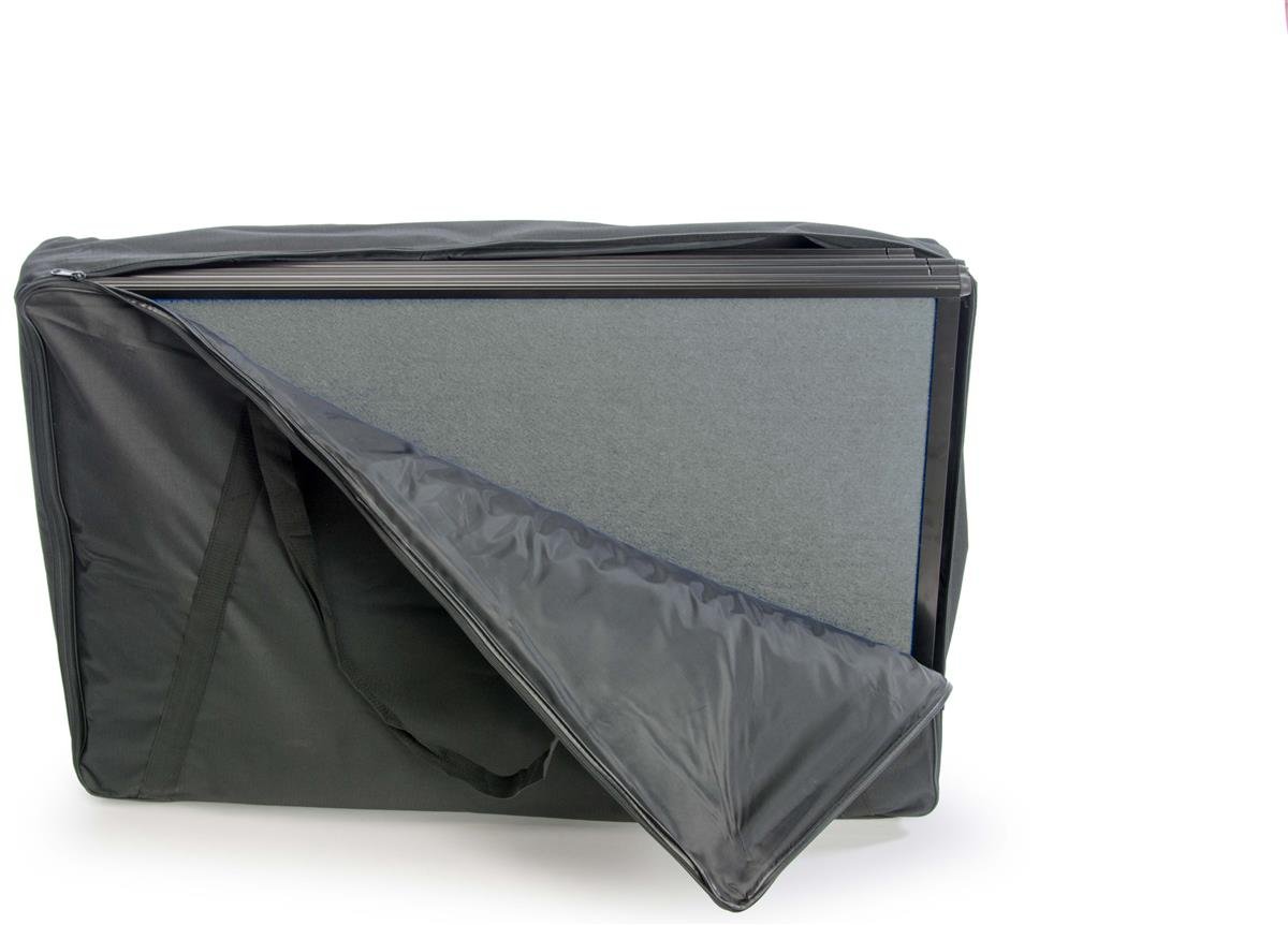 Double Sided Trade Show Presentation Board - 4 Panel Display for 8-Foot Tables (With/Without LED Lights) - Perfect for Exhibitions, Conventions & Business Events