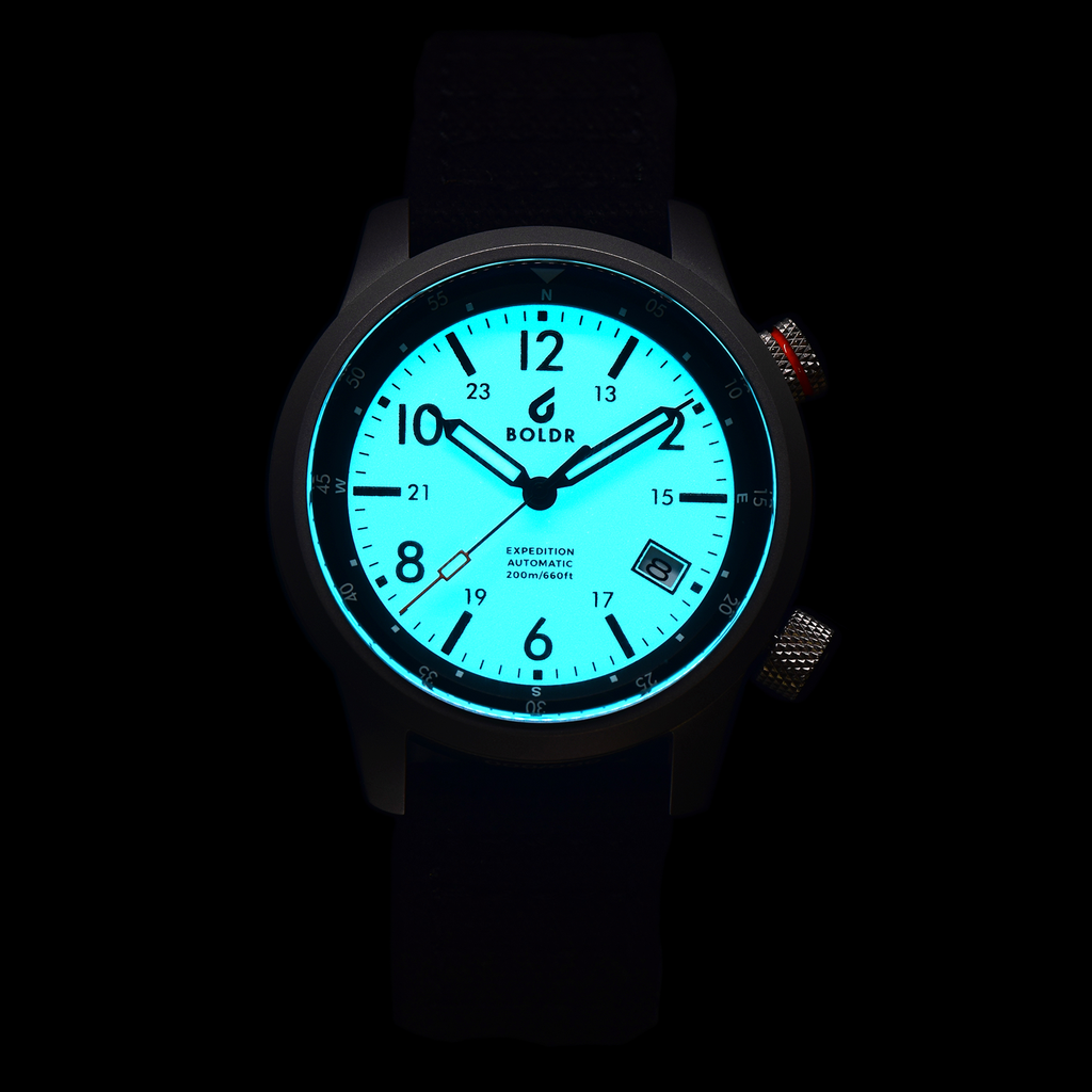 BOLDR Expedition Eiger Automatic Watch - Durable Stainless Steel Outdoor Adventure Watch for Men - Perfect for Hiking, Camping & Everyday Wear