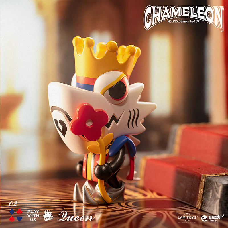 Chameleon Wazzup Baby Vol 7 Blind Box Collectible Figure - Lam Toys x Wazzup Family Collaboration - Perfect for Toy Collectors, Gift Giving & Display