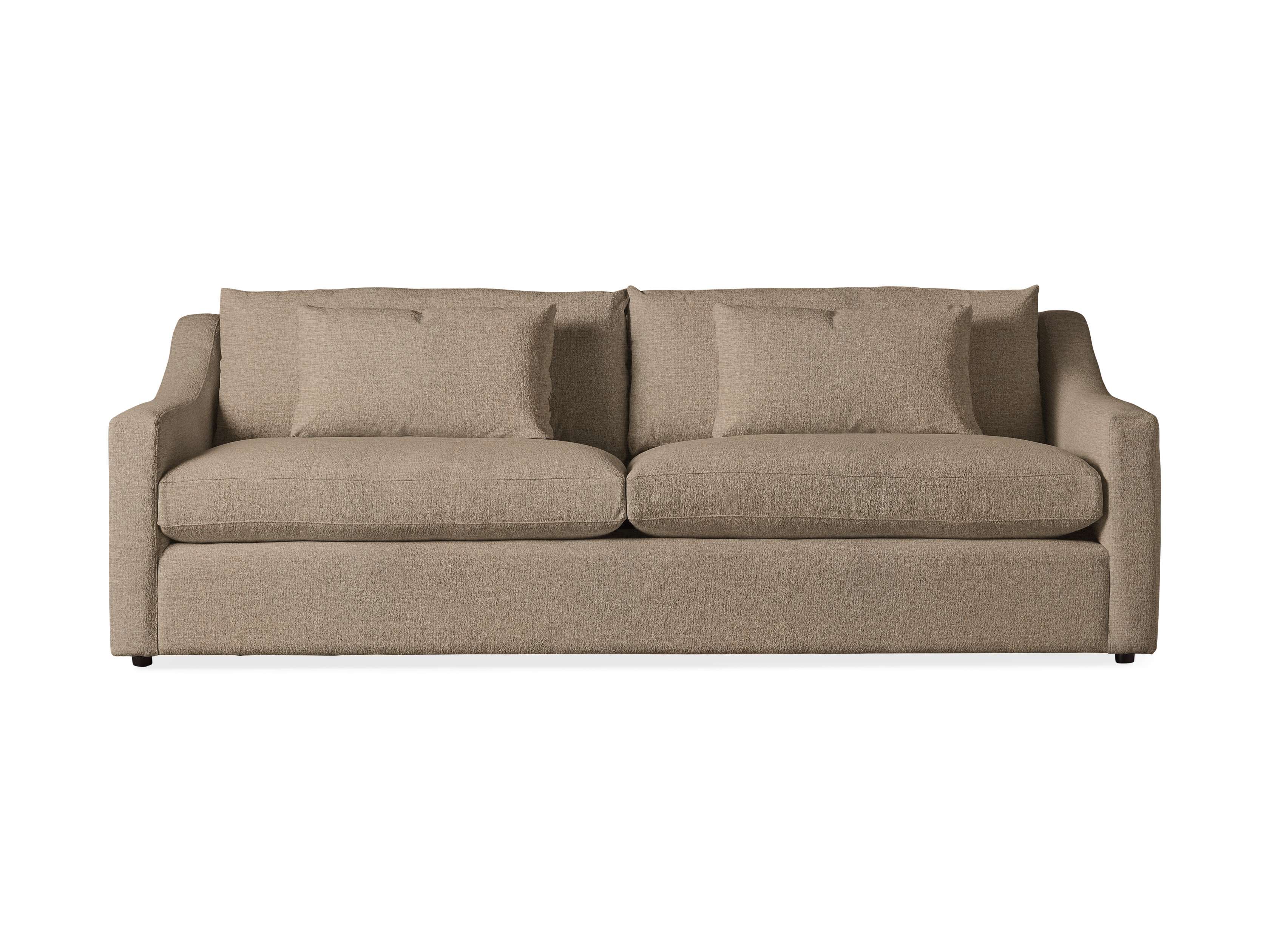 Ashby Sofa 301 - Modern 3-Seater Fabric Couch with Sturdy Wooden Legs for Living Room, Lounge & Home Decor