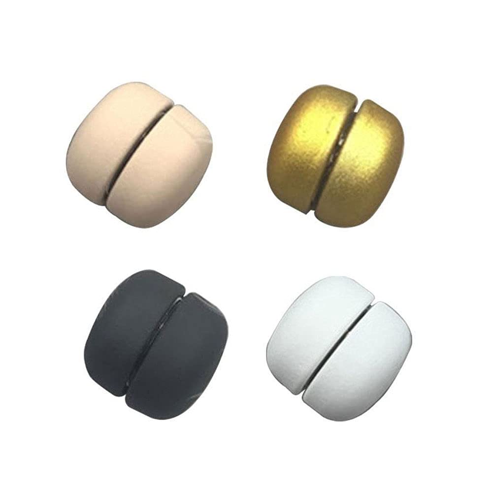 4Pcs Hijab Magnetic Pins - Strong Hijab Magnets for Women, Secure Scarf & Hijab Clips, Multi-Color & Solid Color Options - Perfect for Daily Wear, Work & Special Occasions