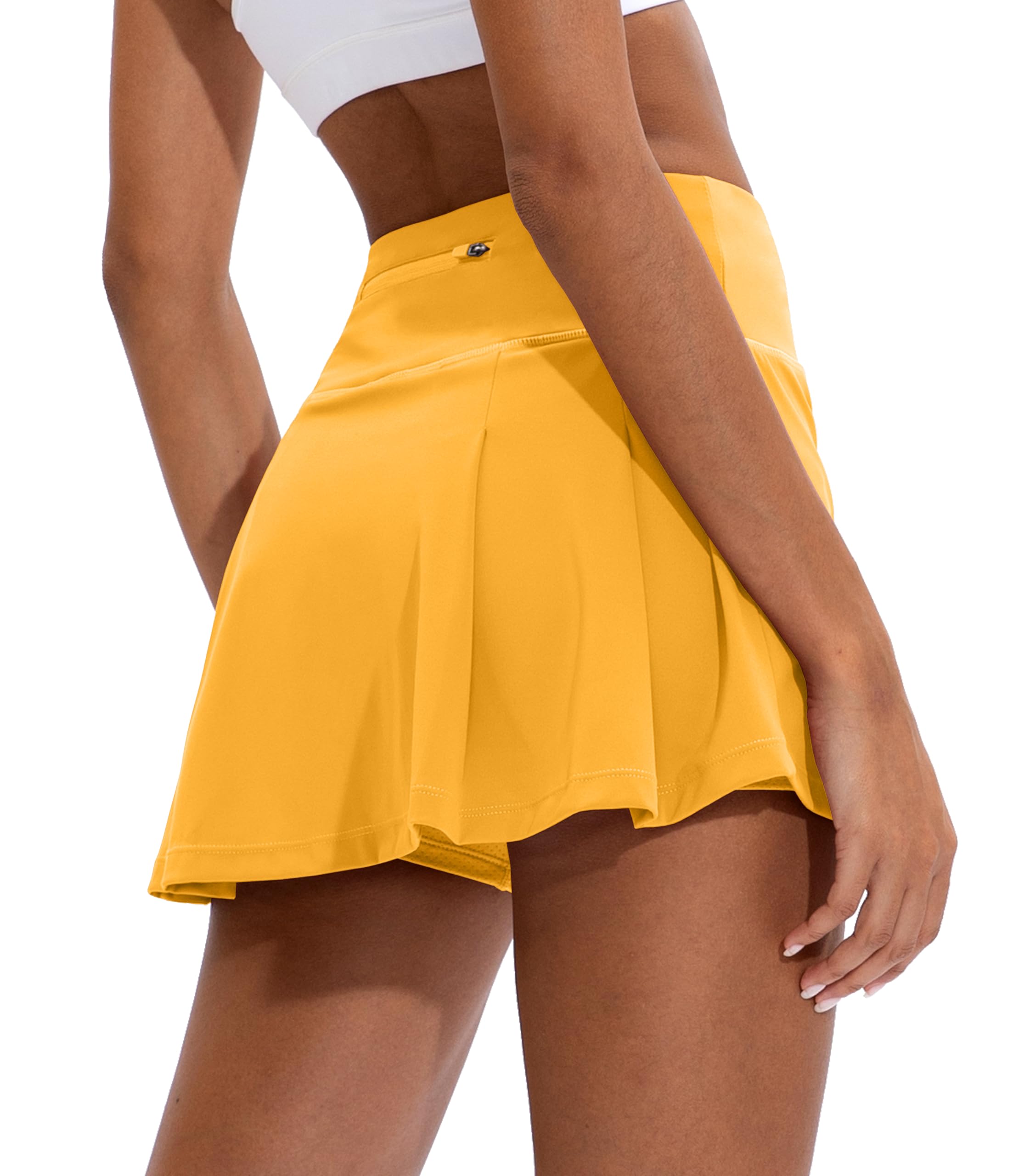 Soothfeel Women's High Waisted Pleated Tennis Skirt with Pockets - Athletic Golf Skort for Workout, Running & Casual Wear | Perfect for Tennis, Golf, Gym & Everyday Fashion
