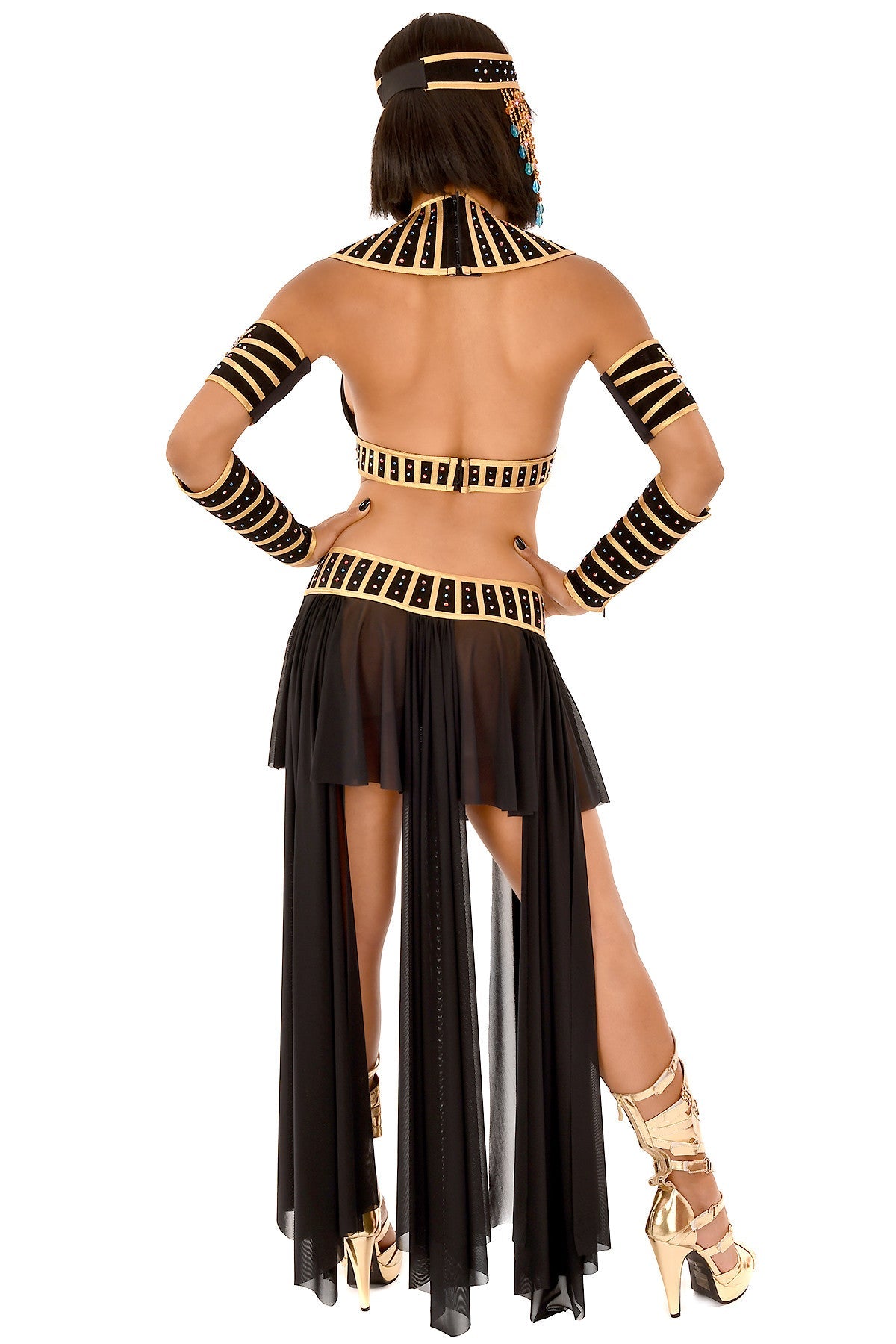 Nefertiri Soft Top with Ankh - Egyptian Goddess Inspired T-Shirt for Women | Comfortable Cotton Blouse | Perfect for Casual Wear, Costume Parties & Spiritual Events