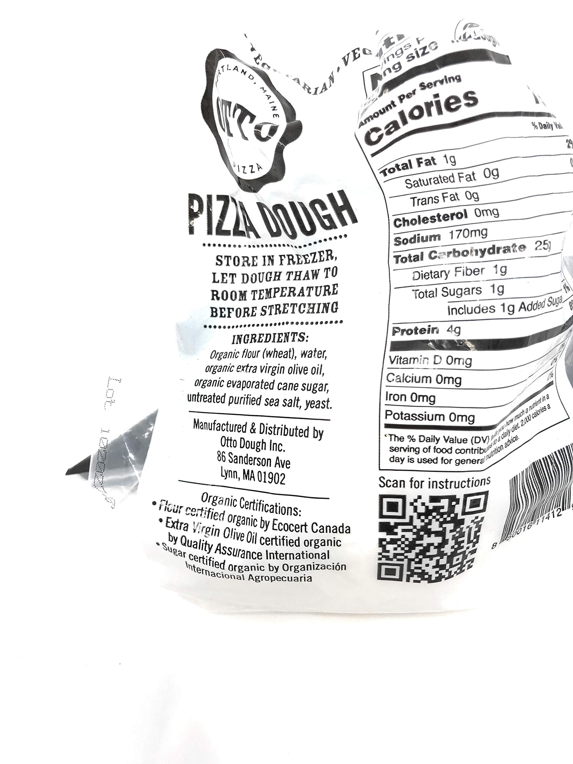 OTTO Pizza Dough Ball - 16 oz Fresh Pizza Dough for Homemade Pizza Making | Perfect for Family Pizza Nights & Italian Cooking at Home