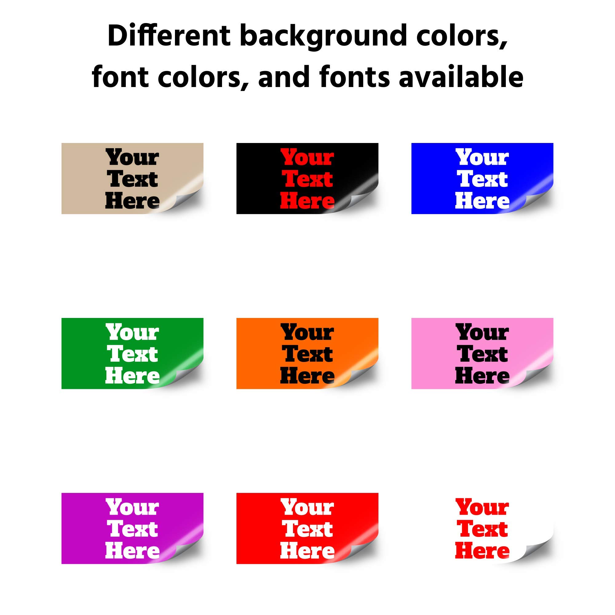 Custom Bumper Stickers - Personalized Car Decals for Trucks & Vehicles - 3 Pack (8