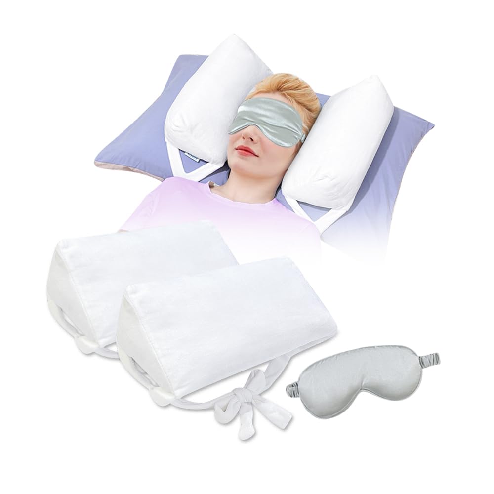 Anti-Wrinkle Beauty Pillow for Back Sleeping - Post-Surgery Head Support & Wrinkle Prevention - Orthopedic Positioning Pillow for Better Sleep & Skin Care - Perfect for Recovery, Anti-Aging & Comfortable Night Rest