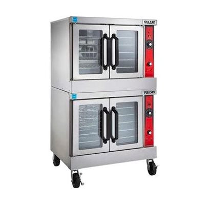 Vulcan Double Deck Standard Depth Convection Oven - Commercial Electric Baking Oven for Restaurants, Bakeries & Catering Businesses