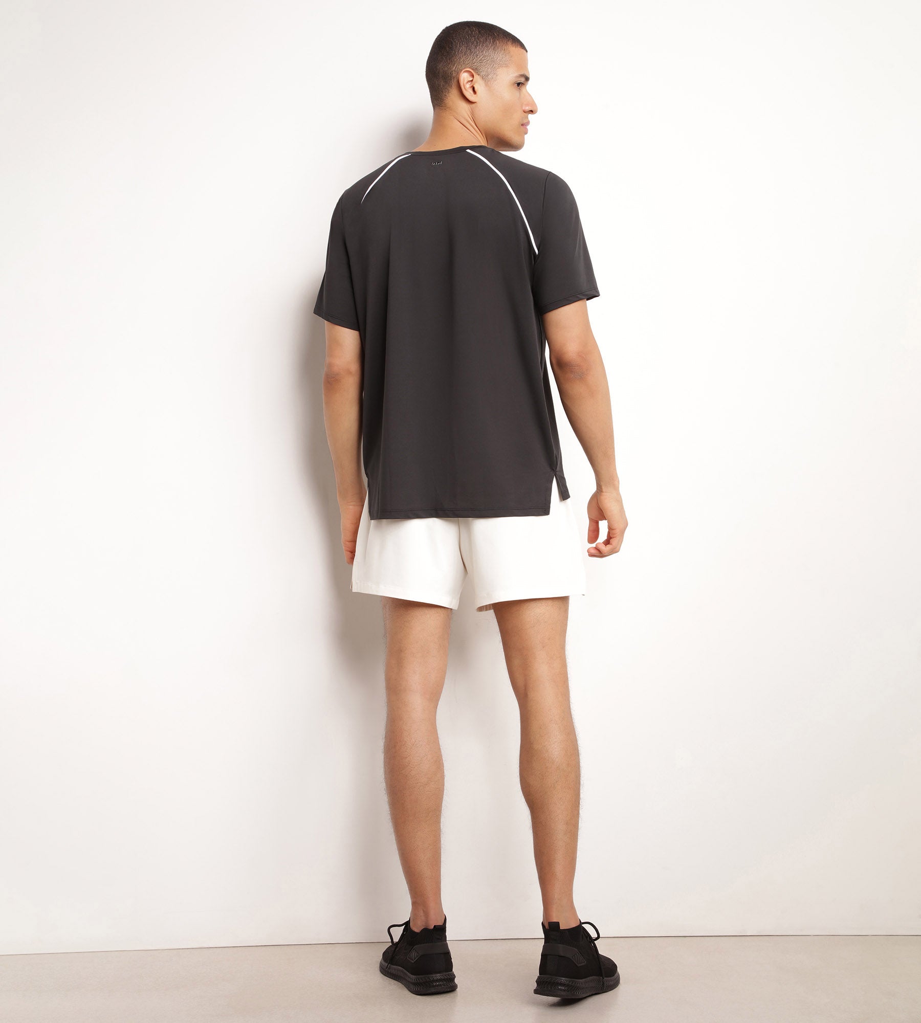 Breathable Men's Sport T-Shirt - Black | DIM MOVE | Perfect for Running, Gym & Outdoor Activities