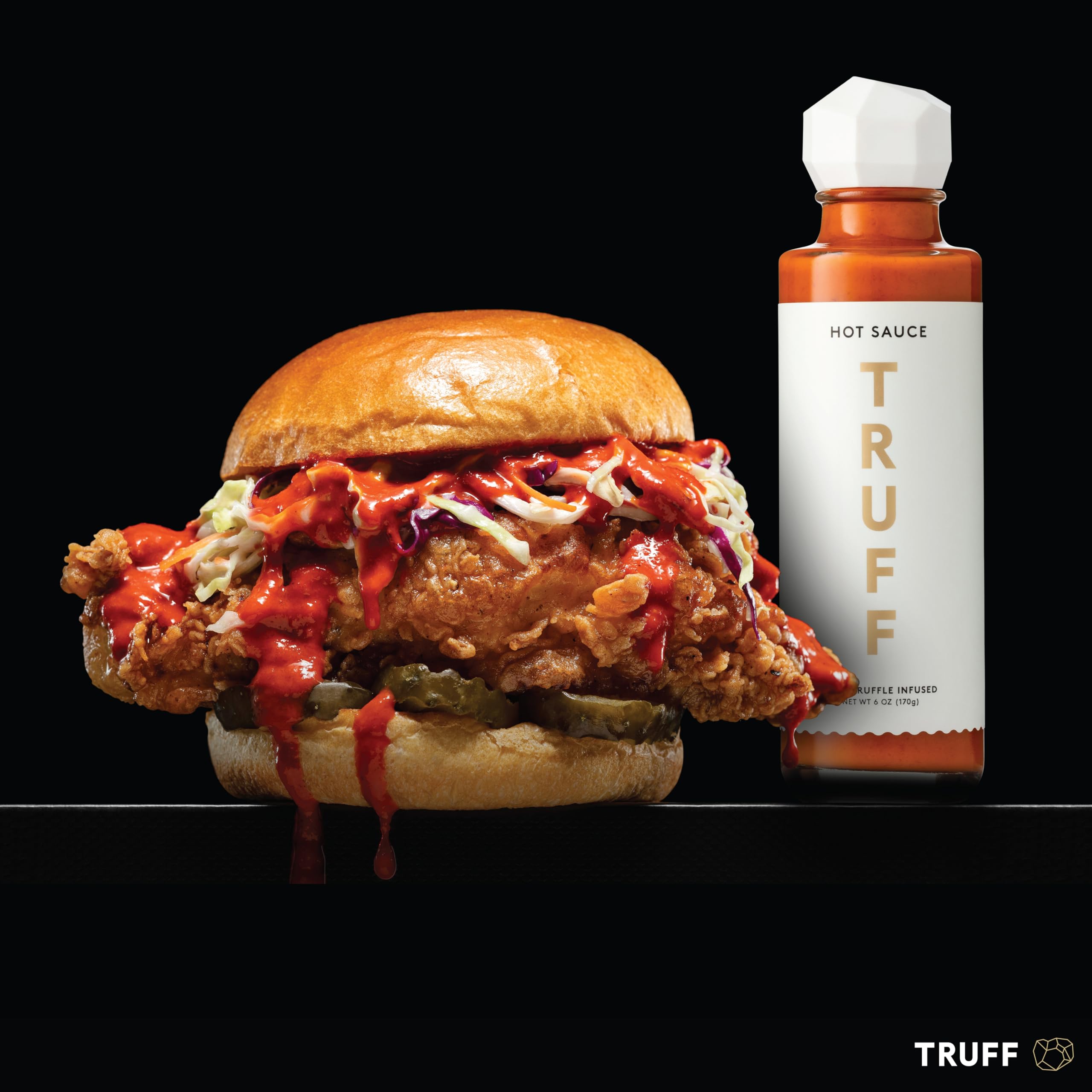 TRUFF Hot Sauce Variety Pack - Original, Hotter & White Edition (3 Bottles, 6oz Each) | Gourmet Truffle-Infused Hot Sauces for Cooking, Gifts & Spicy Food Lovers