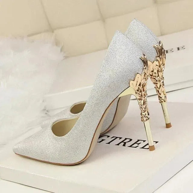 Stylish Chicchi Pointed Toe High Heel Pumps for Women - Elegant Office & Party Dress Shoes - Perfect for Weddings, Business Meetings and Night Out Events