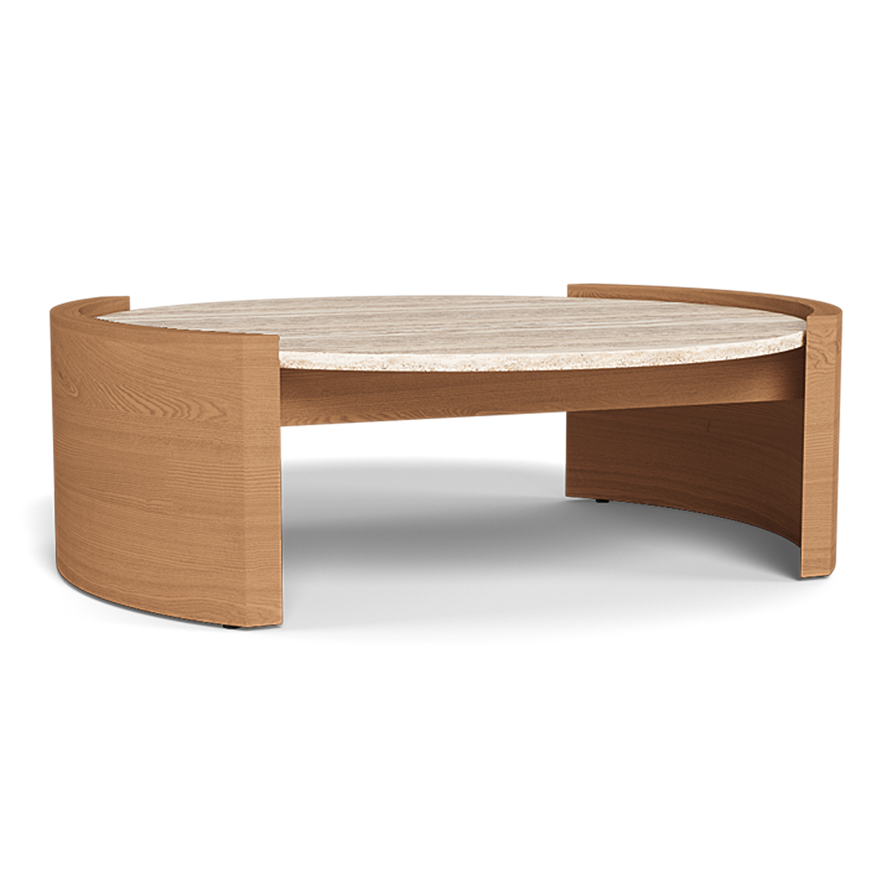 **Catalina Outdoor Round Coffee Table - Weather-Resistant Patio Furniture for Garden, Poolside & Backyard Relaxation**