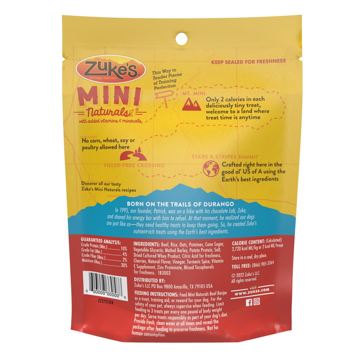 Zuke's Mini Naturals Salmon Recipe Dog Training Treats - Soft & Nutritious with Vitamins & Minerals for All Breeds - 16oz Pack - Perfect for Obedience Training & Positive Reinforcement