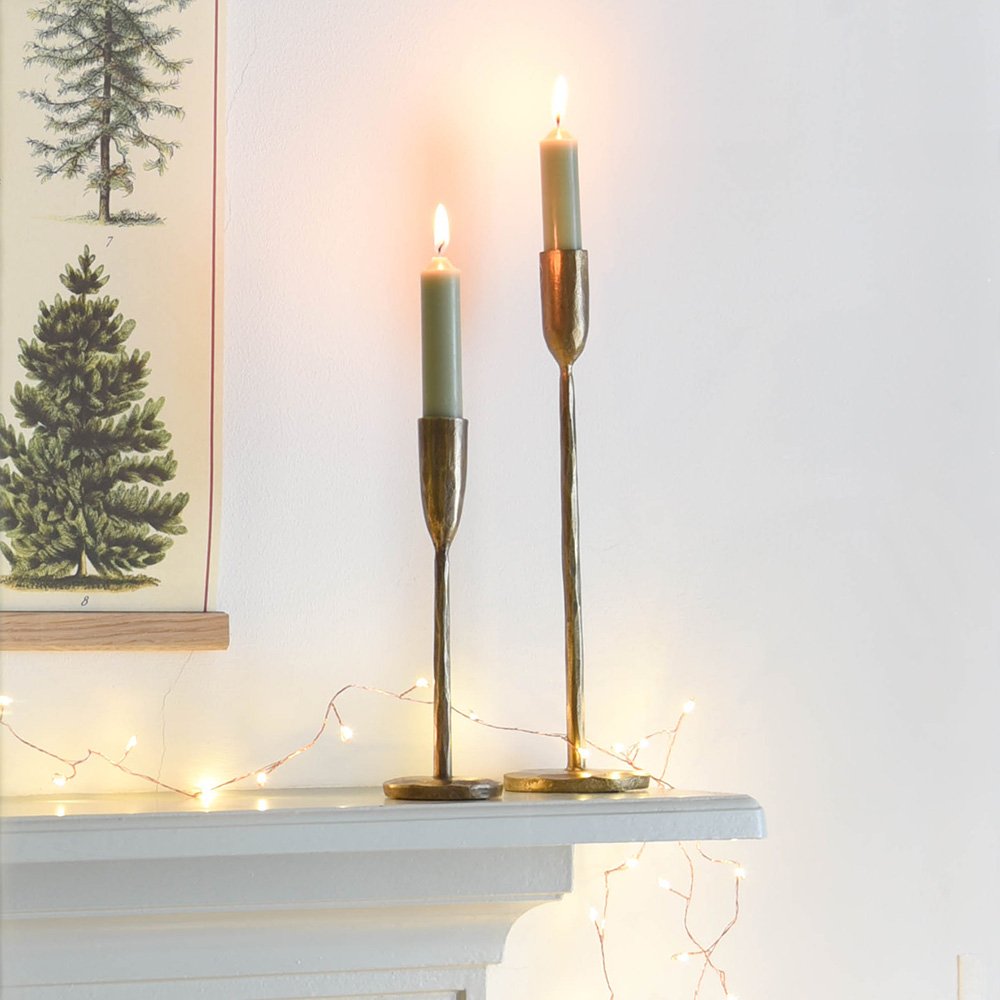 Elegant Slender Candlestick Holder - Modern Minimalist Candle Stand for Dining Table, Wedding, Home Decor - Perfect for Romantic Dinners & Holiday Centerpieces