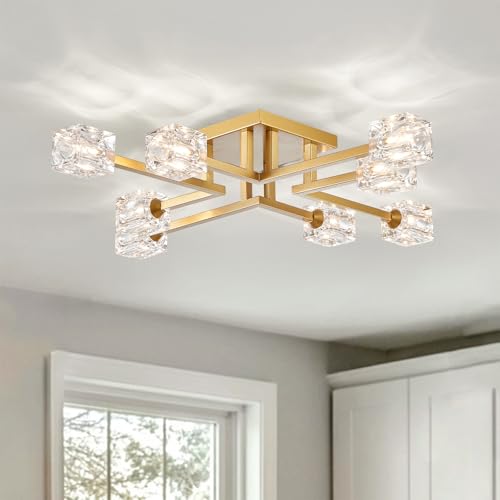 Square-8 Lights-Gold