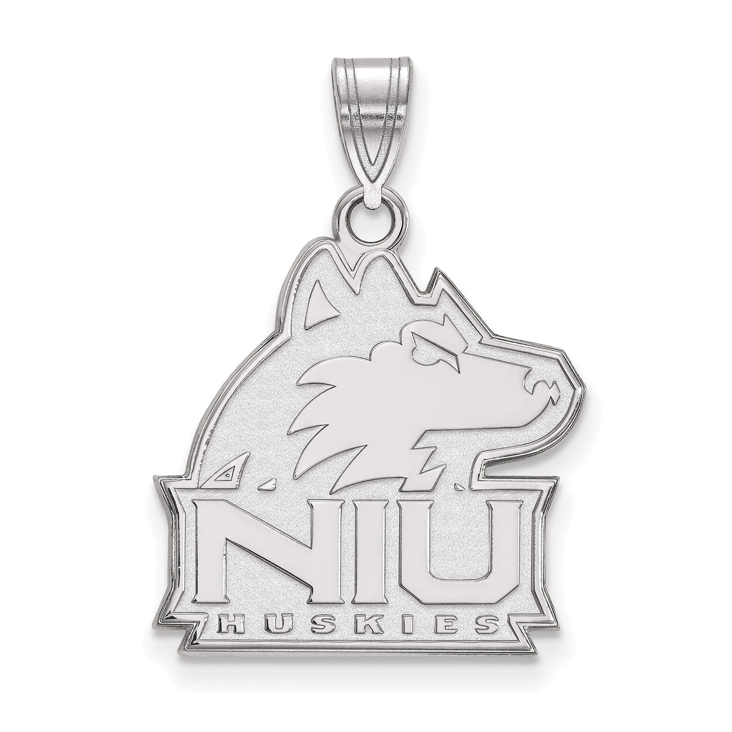 Northern Illinois University Huskies Sterling Silver Mascot Pendant - Perfect for Alumni Gifts, Graduation Jewelry & School Spirit Accessories