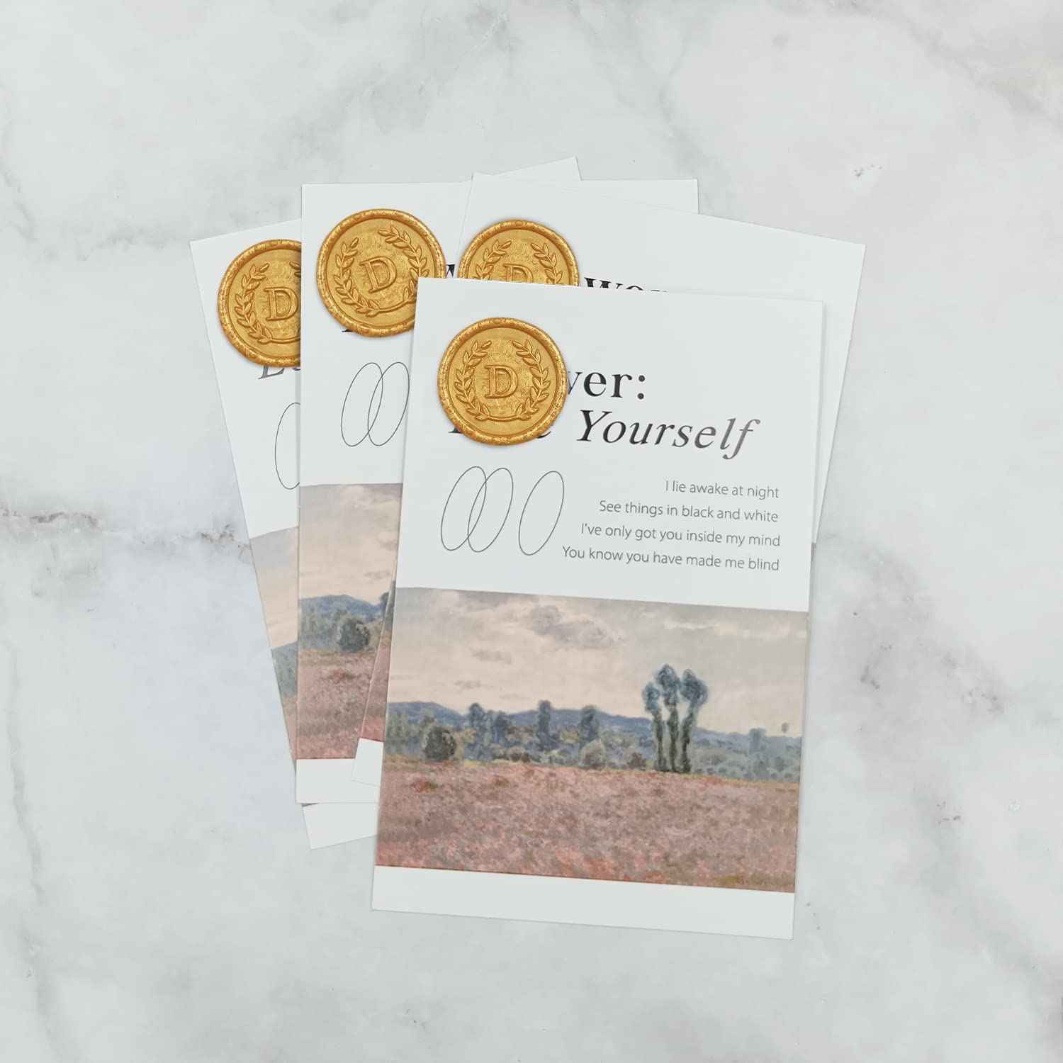 50Pcs Gold Letter M Adhesive Wax Seal Stickers - Handmade Self-Adhesive Wax Seals for Wedding Invitations, Envelopes, Christmas Gifts - No Stamp Needed, Easy Peel & Stick - Perfect for DIY Crafts, Scrapbooking & Elegant Stationery