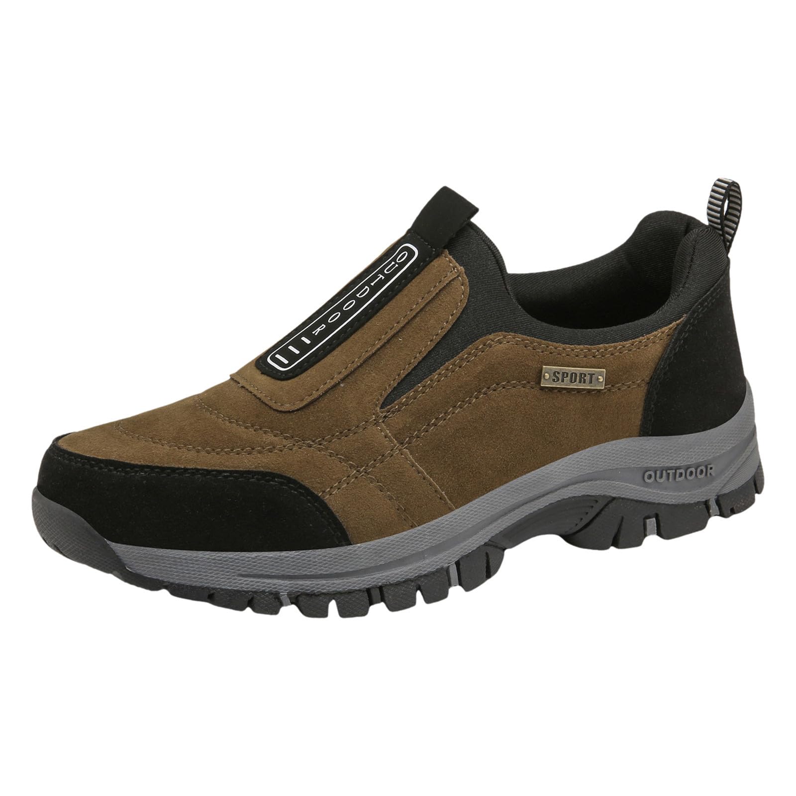 Baiomawzh Men's Trekking Shoes - Lightweight, Breathable & Waterproof Hiking Shoes with Non-Slip Sole for Outdoor Adventures, Mountain Climbing & Summer Hiking | Perfect for Trail Running, Camping & Mountain Biking