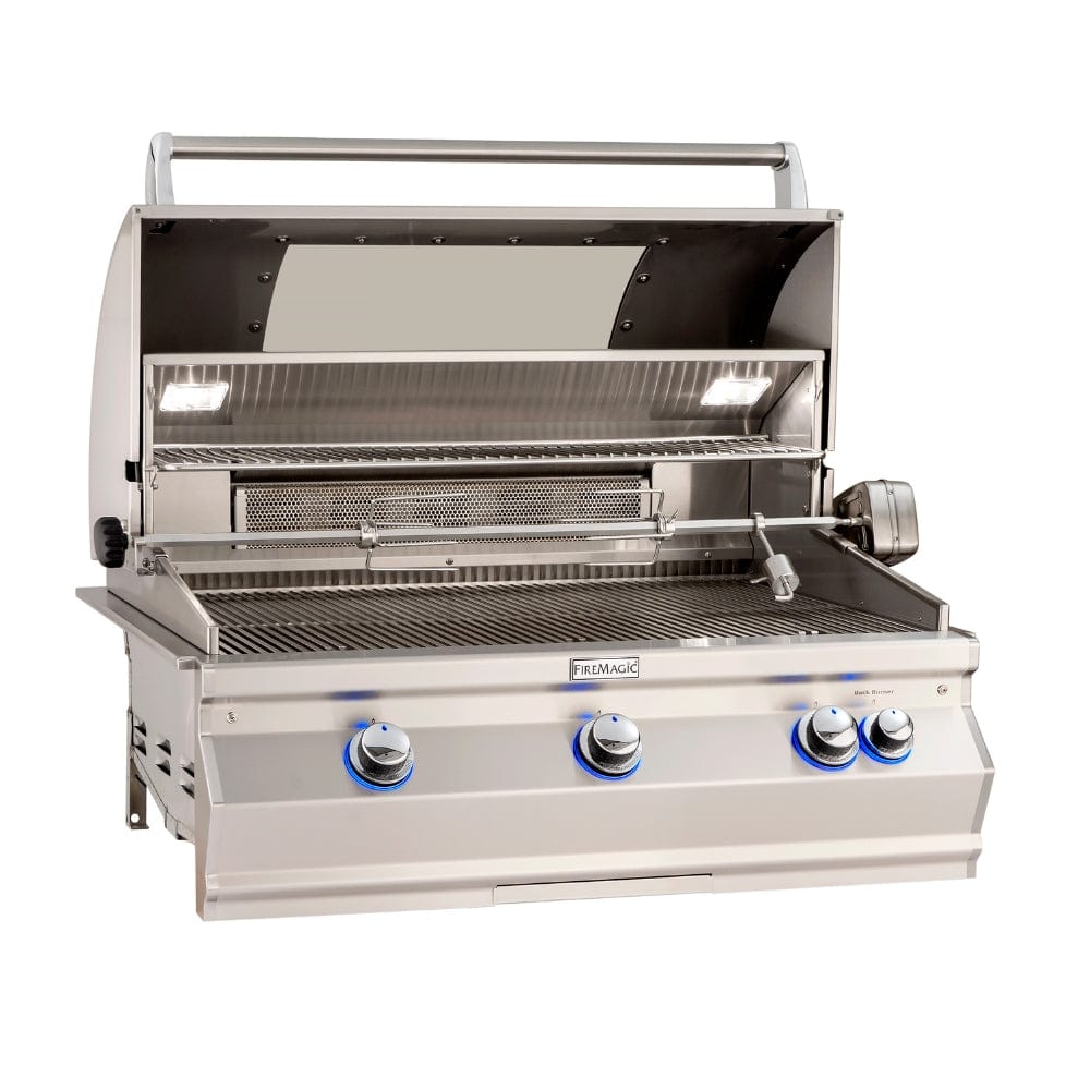 Fire Magic Aurora A790i 38-Inch Built-In Gas Grill with Viewing Window | Premium Outdoor Cooking for Backyard BBQs & Patio Entertaining