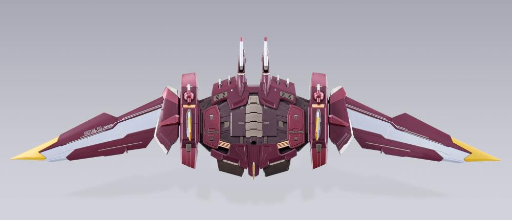 Bandai Metal Build Gundam SEED Justice Gundam Action Figure - High-Quality Collectible Model Kit for Anime Fans & Gundam Enthusiasts - Perfect for Display, Collection, and Role-Playing Battles