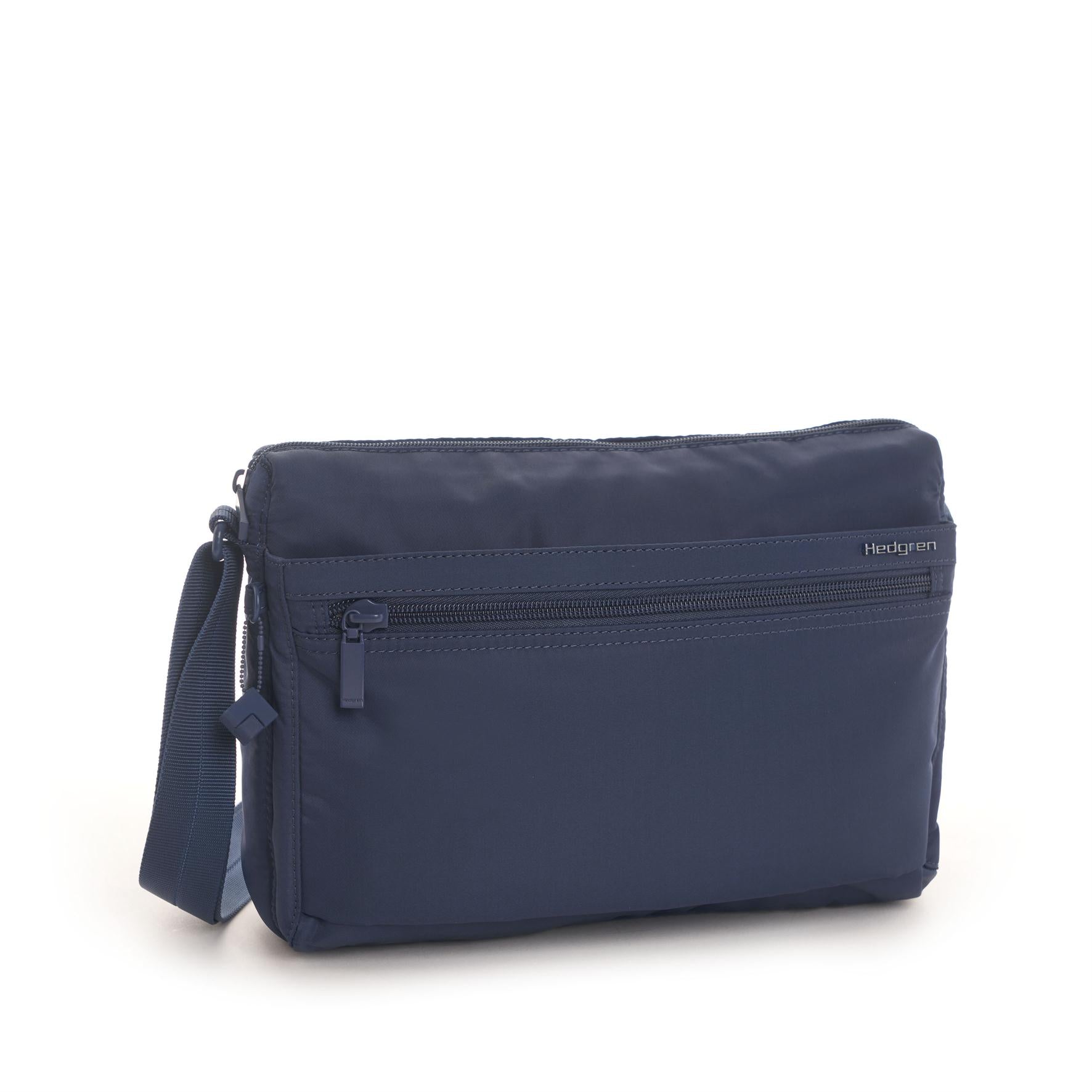 Hedgren RFID Blocking Eye Shoulder Bag - Stylish Blue Crossbody Purse for Women | Perfect for Travel, Work & Everyday Use