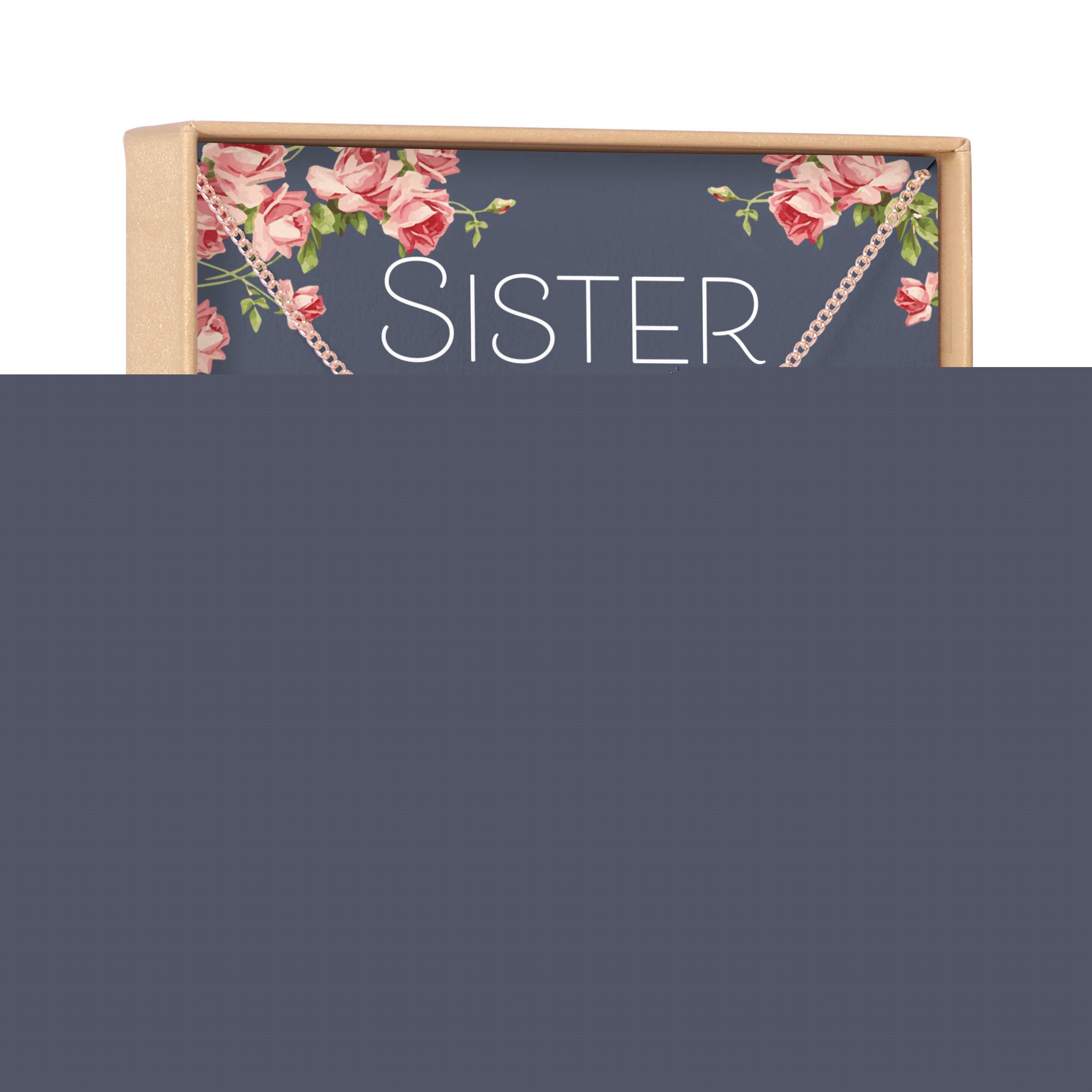 Sister Necklace - Heartfelt Jewelry Gift with Card for Birthday, Christmas, Anniversary | Perfect for Sisters, Best Friends & Loved Ones | Wear Daily or for Special Occasions